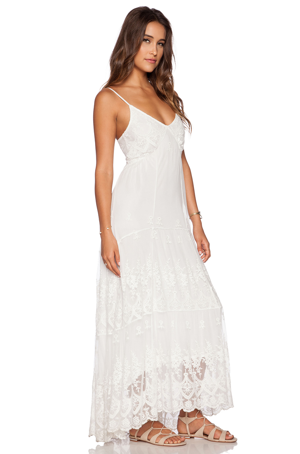 Lyst - Spell & The Gypsy Collective Ophelia Maxi Dress in White