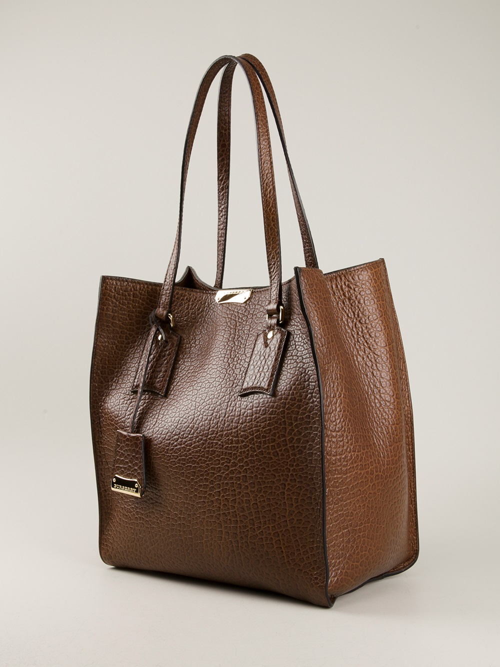 Lyst Burberry Woodbury Tote in Brown