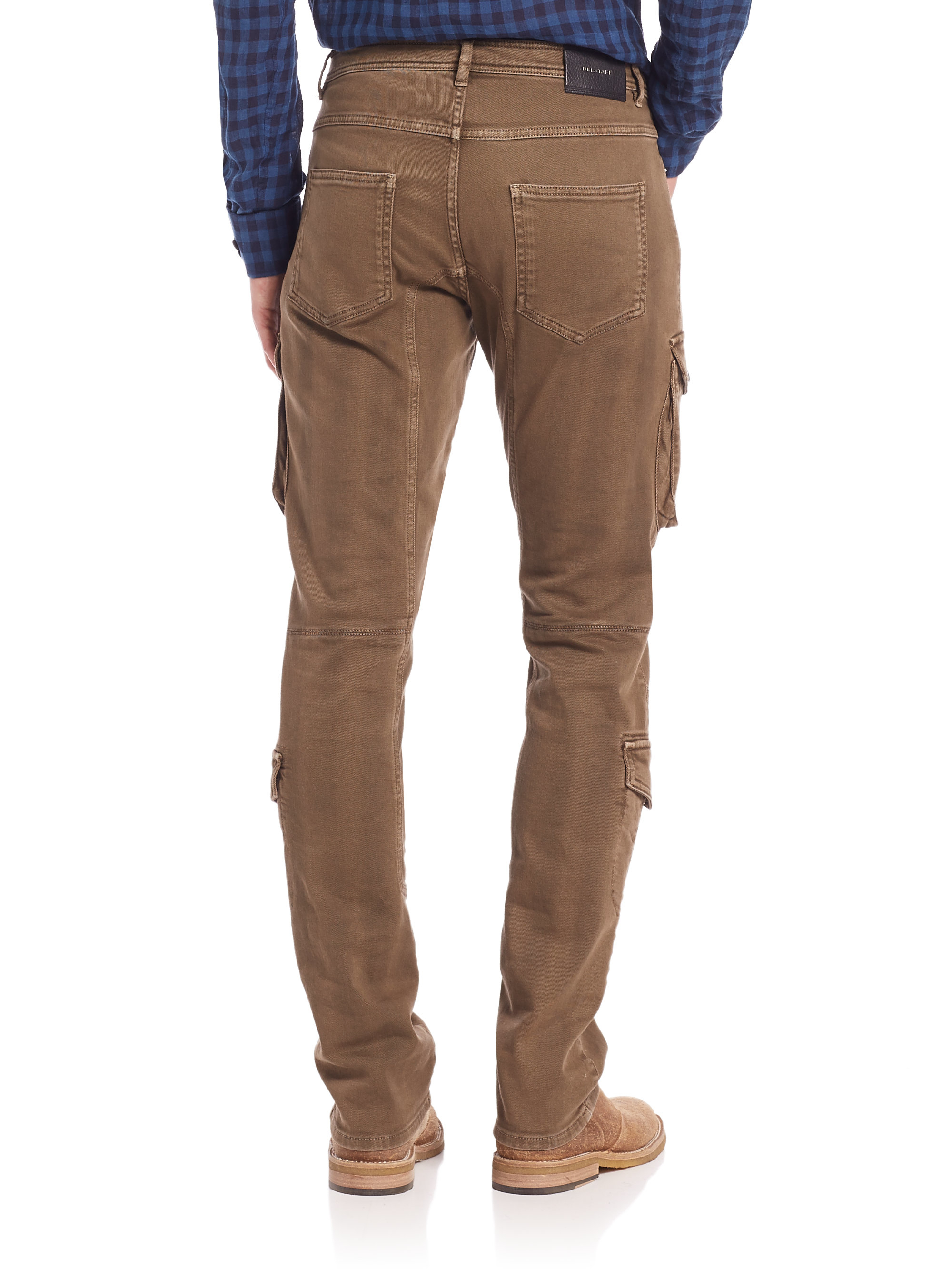 Lyst - Belstaff Elbert Slim-fit Cargo Pants in Gray for Men