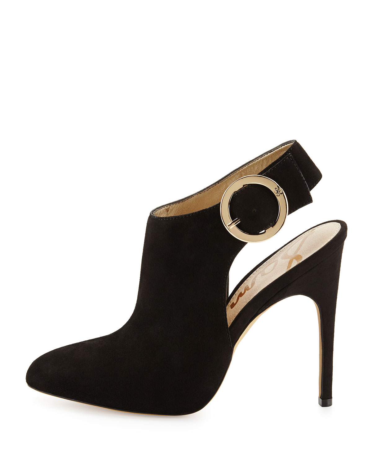 slingback booties closed toe