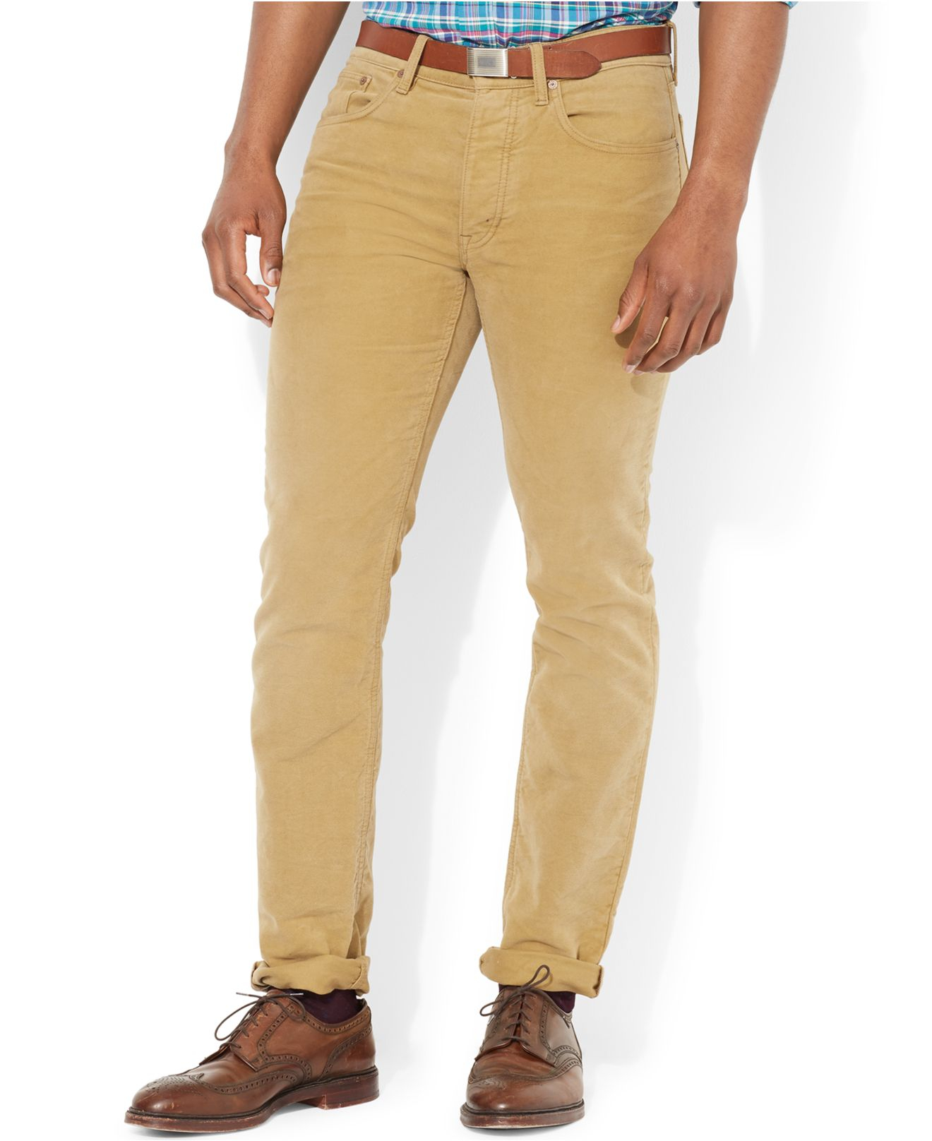 slim fit moleskin jeans