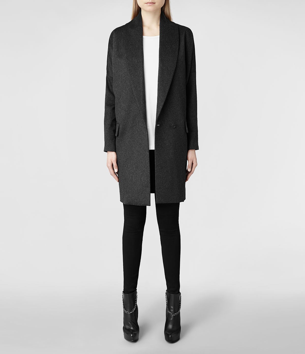 allsaints klein coat