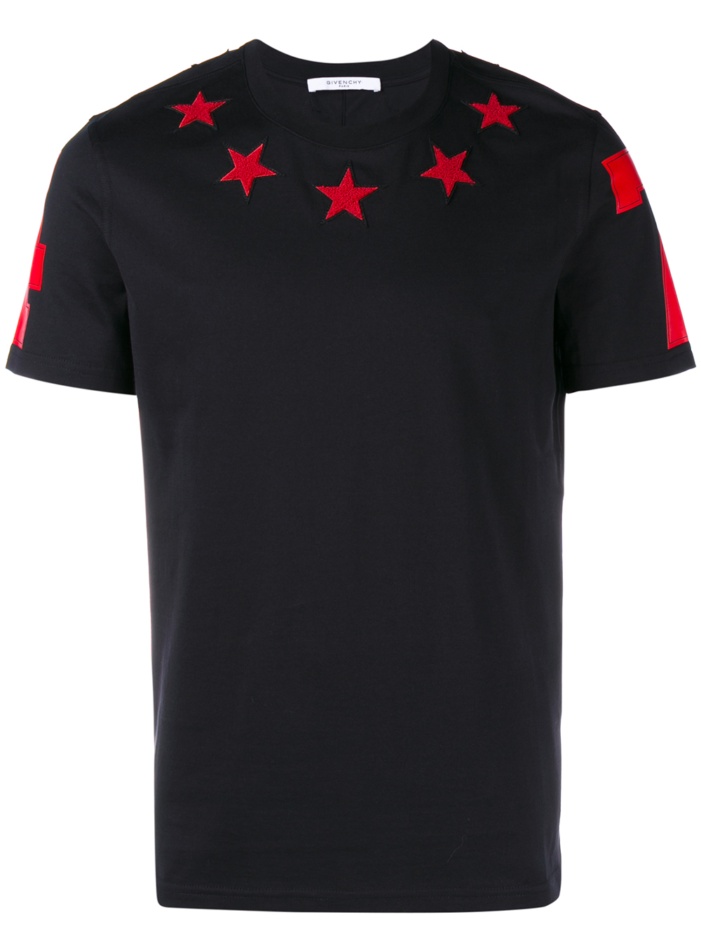 Givenchy Star Embroidered T-shirt in Black for Men | Lyst UK