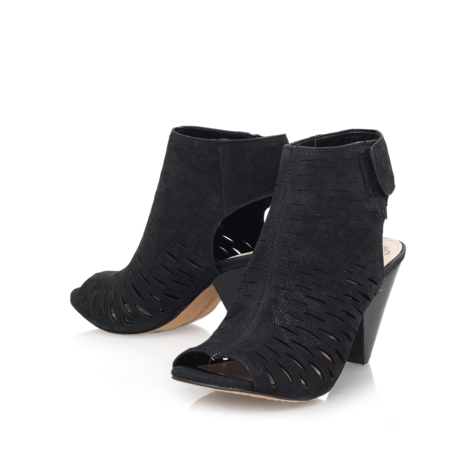 Vince camuto Estell Mid Heel Shoe Boots in Black | Lyst
