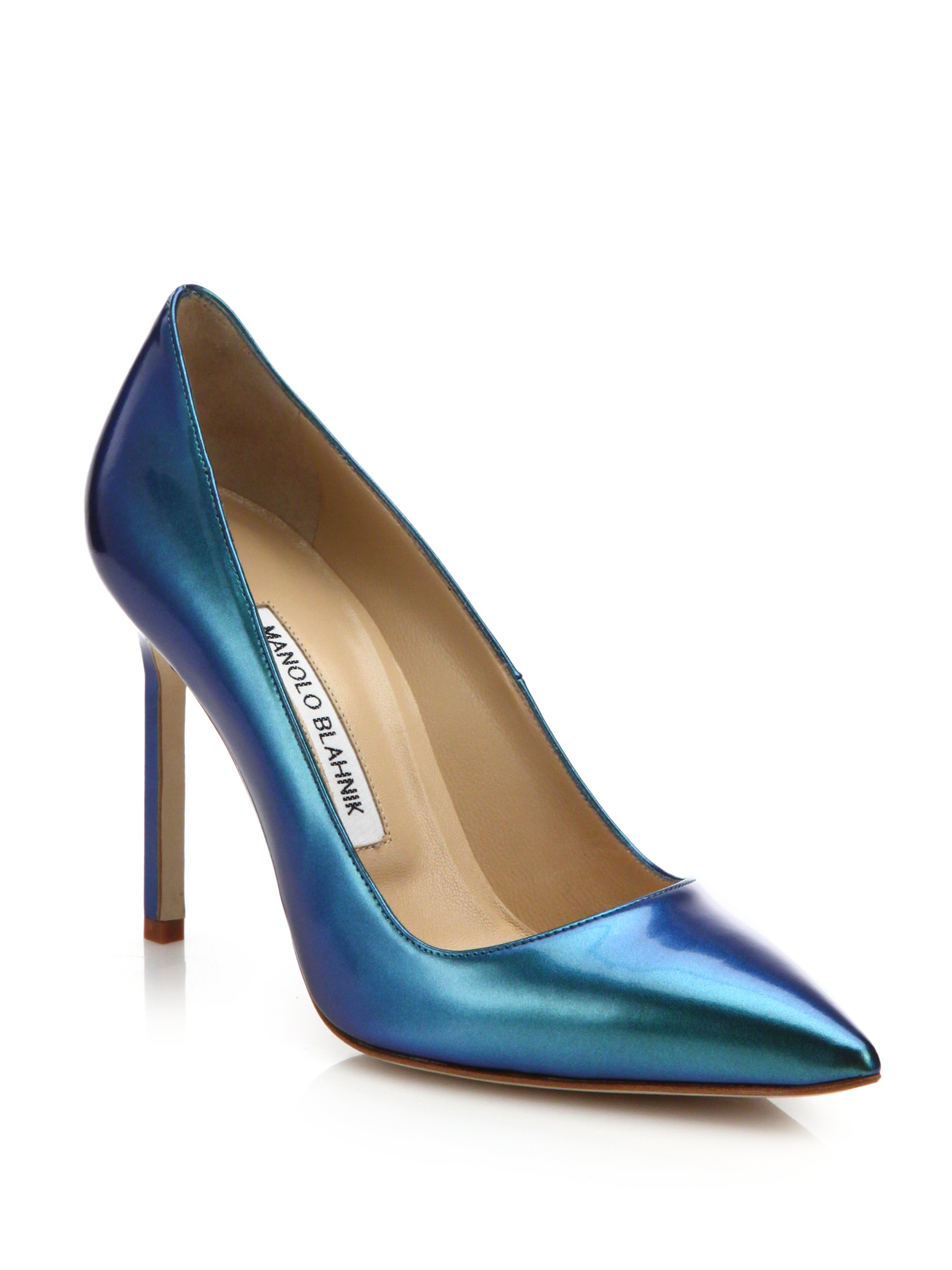blue manolo blahnik