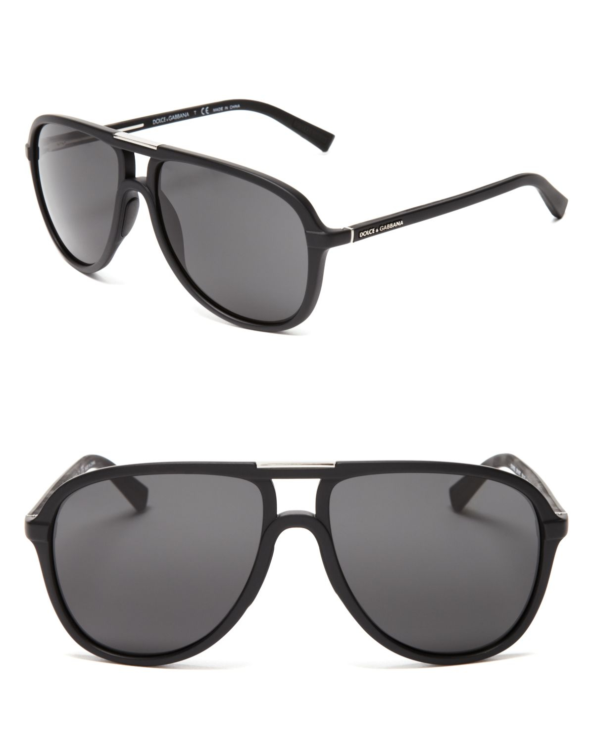 Dolce & Gabbana Dolce&Gabbana Sport-Inspired Aviator Sunglasses in Black  for Men | Lyst