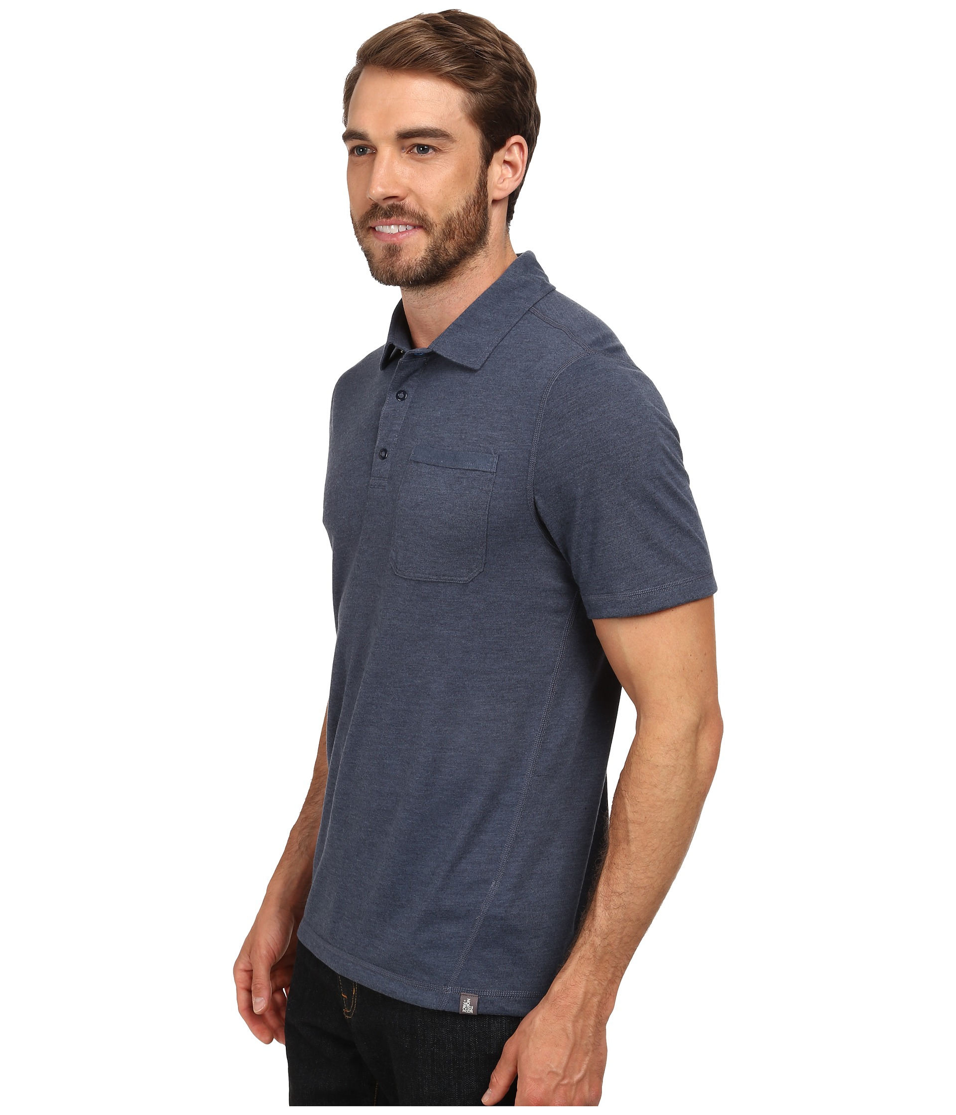 north face flashdry polo
