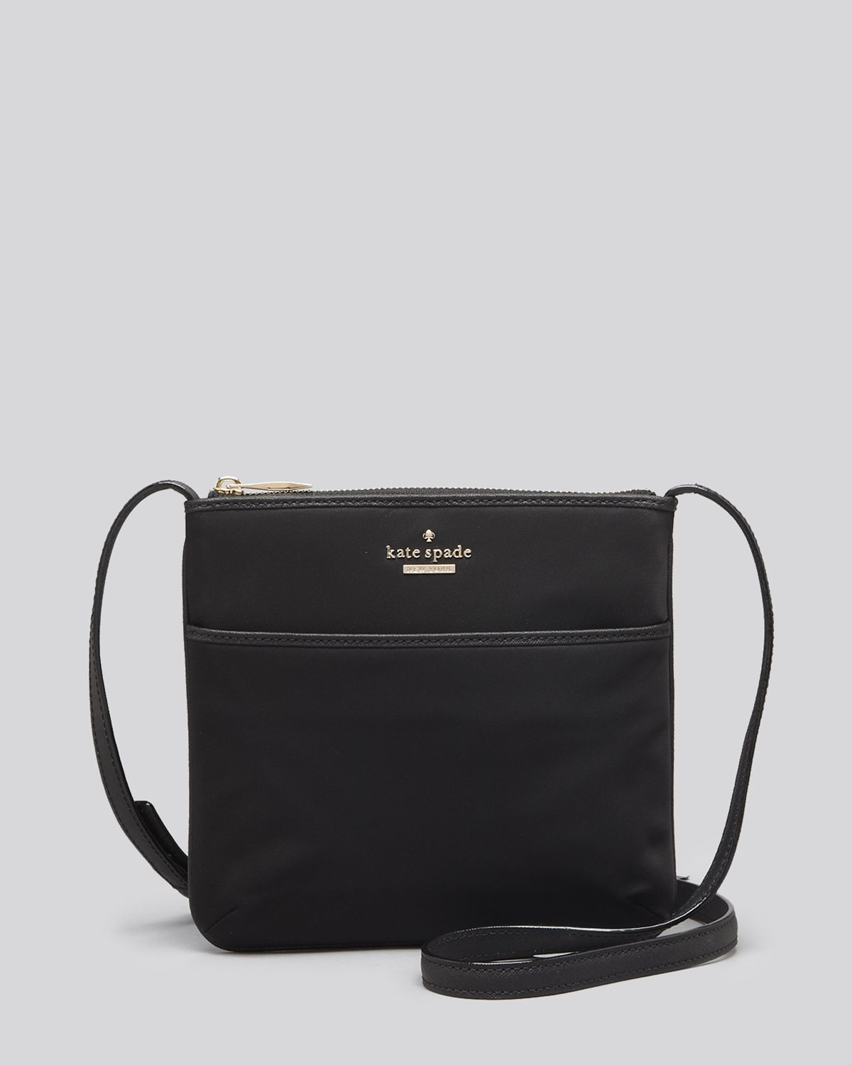 kate spade black nylon crossbody