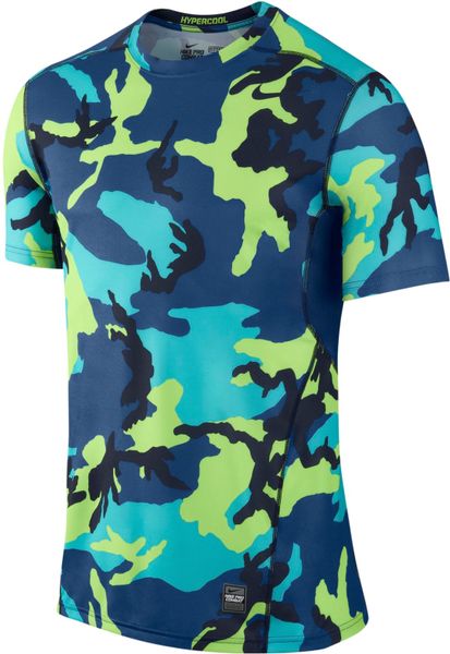 nike training camo t shirt