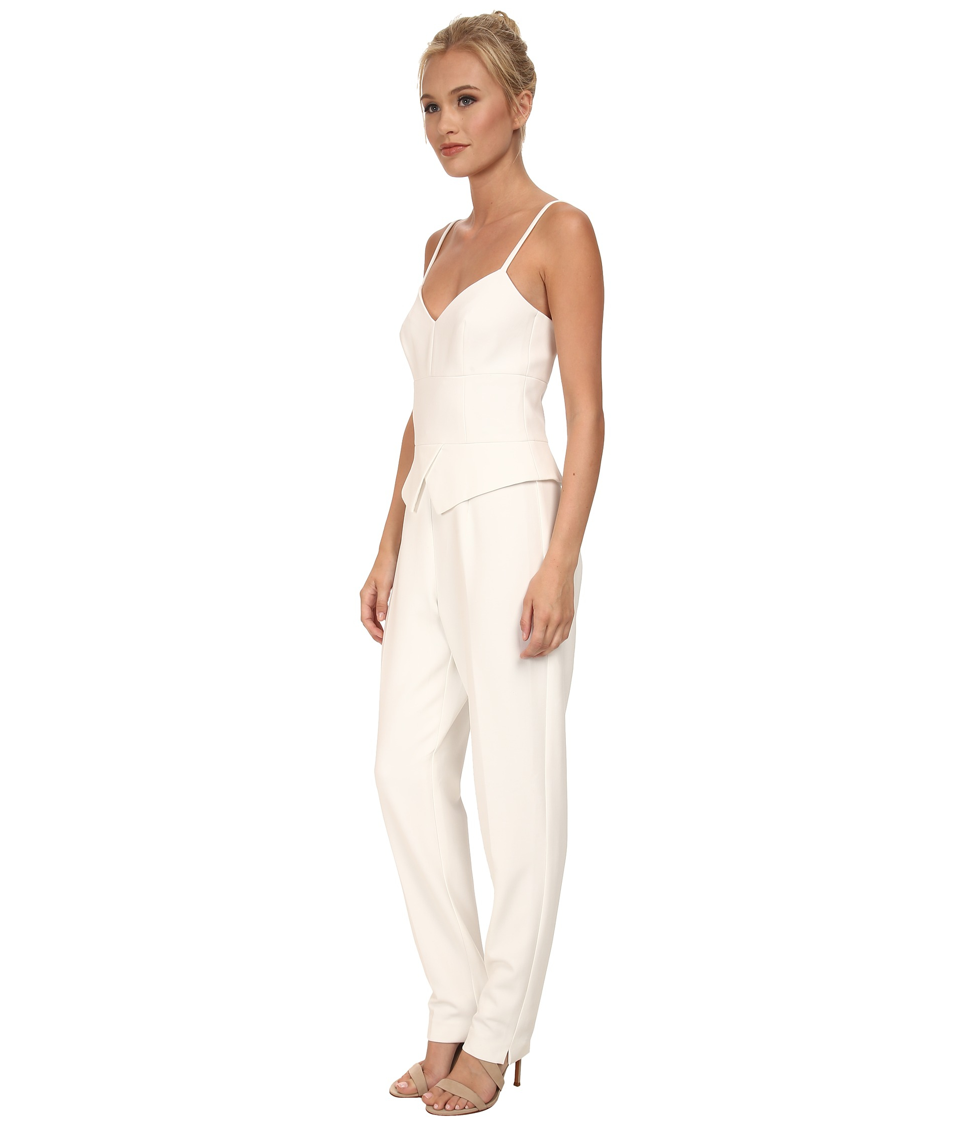 trina turk white jumpsuit