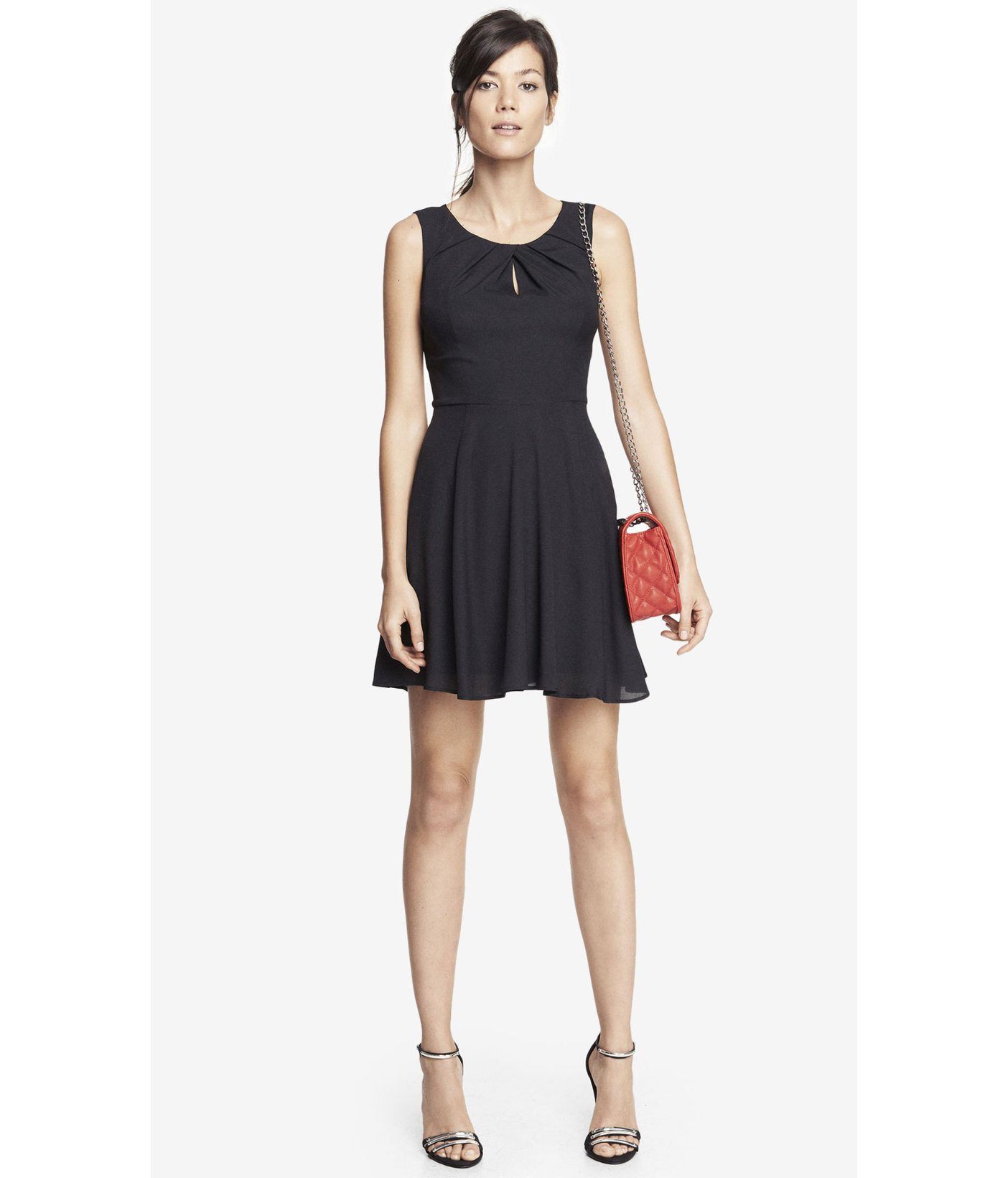 express fit and flare dress