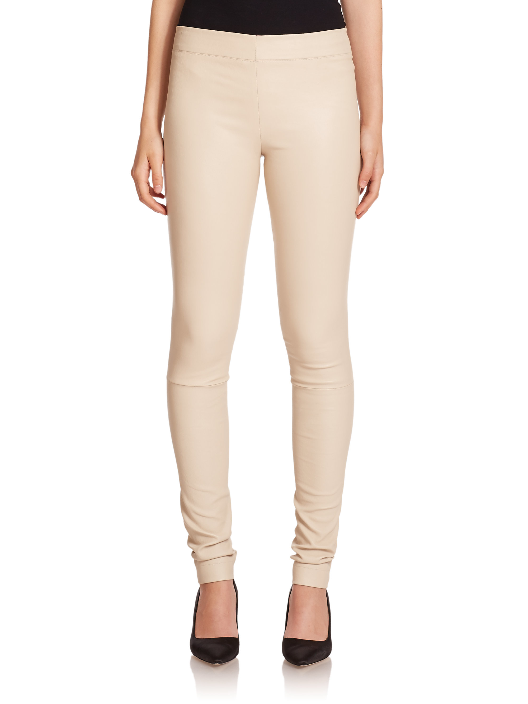 Cream Colored Women's Leggings With  International Society of Precision  Agriculture