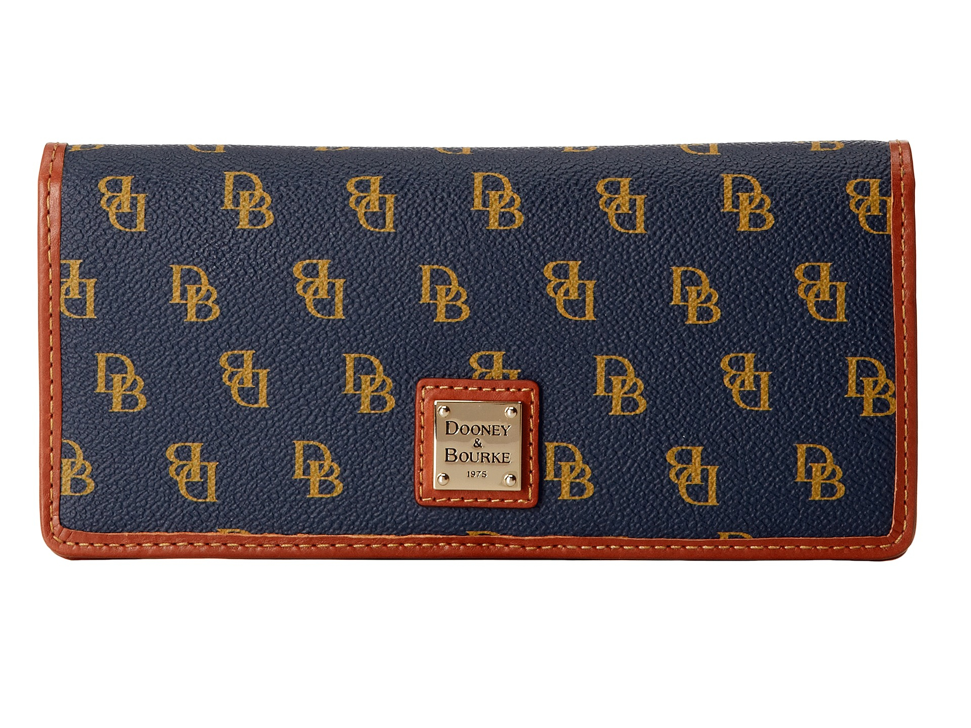 Dooney & Bourke Saffiano Slim Wallet in Blue