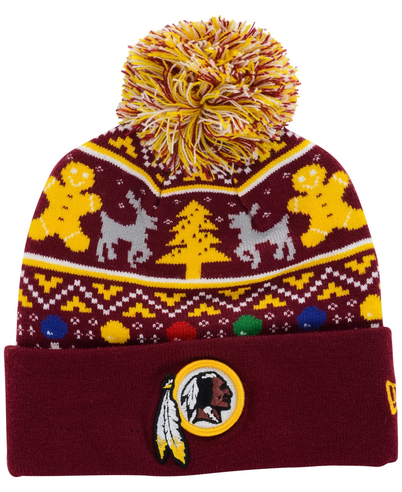 Redskins christmas sweater lights best sale