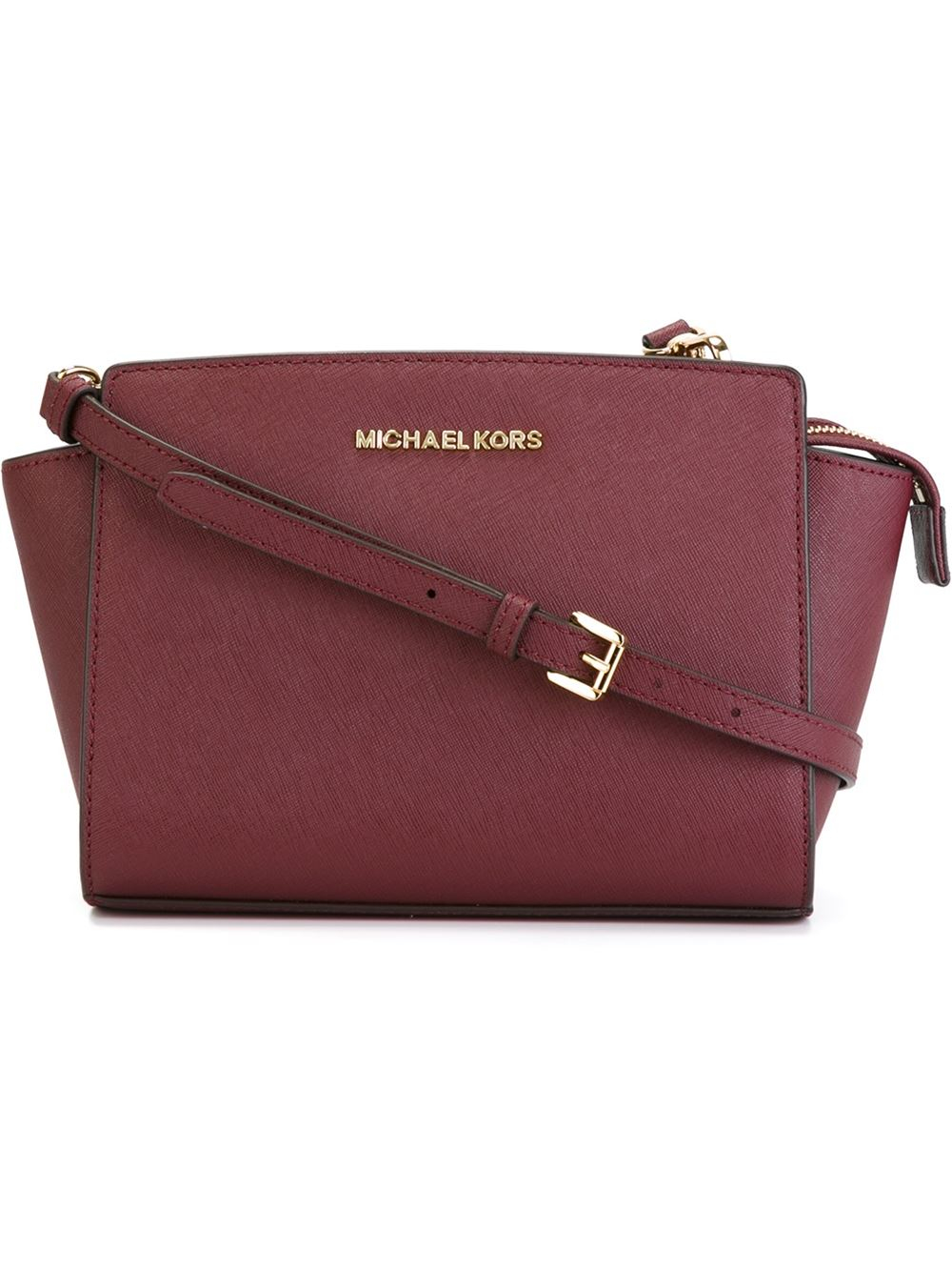 Lyst - Michael Michael Kors Mini &#39;selma&#39; Cross Body Bag in Pink