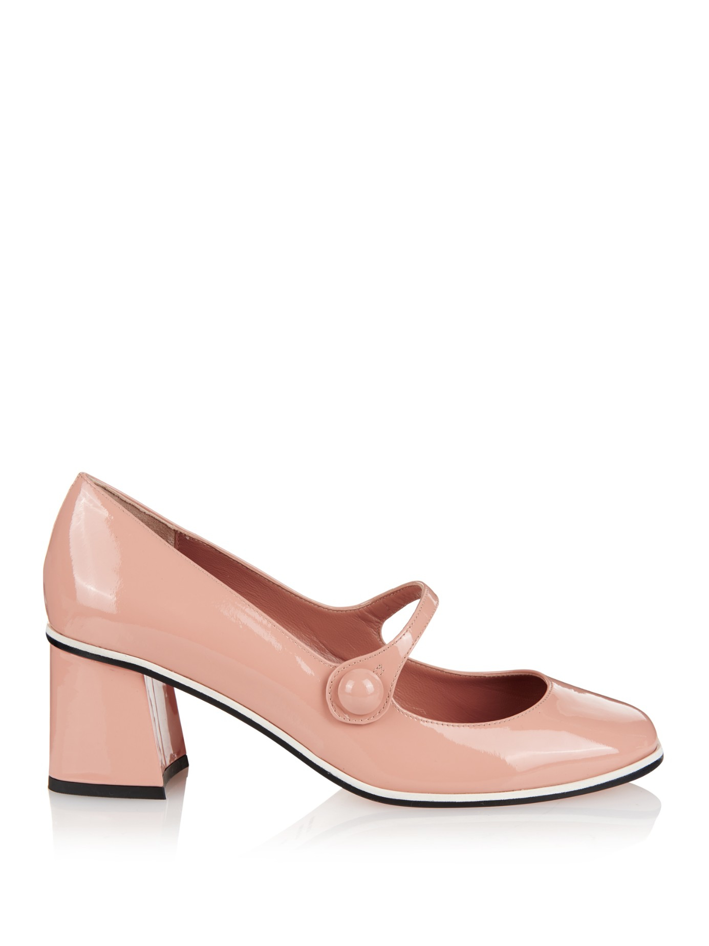 RED Valentino Patent-Leather Mary-Jane 