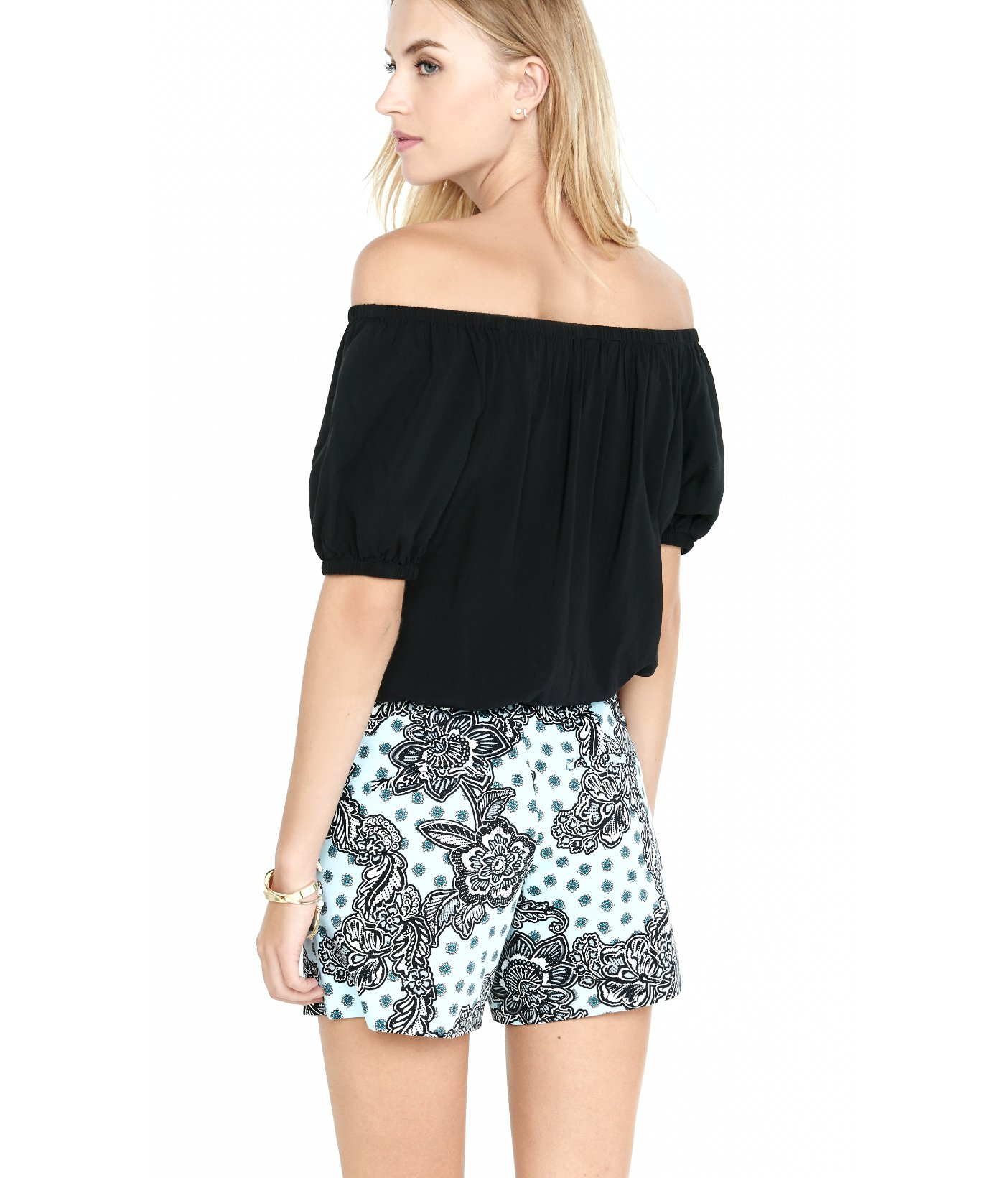 express black off the shoulder top