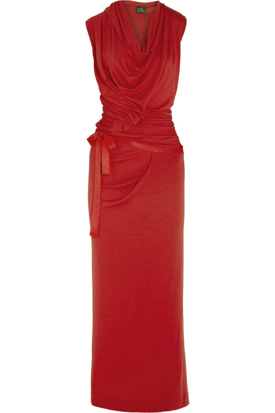 VIVIENNE WESTWOOD ANGLOMANIA Timans Asymmetric Jersey Dress in Black | ModeSens