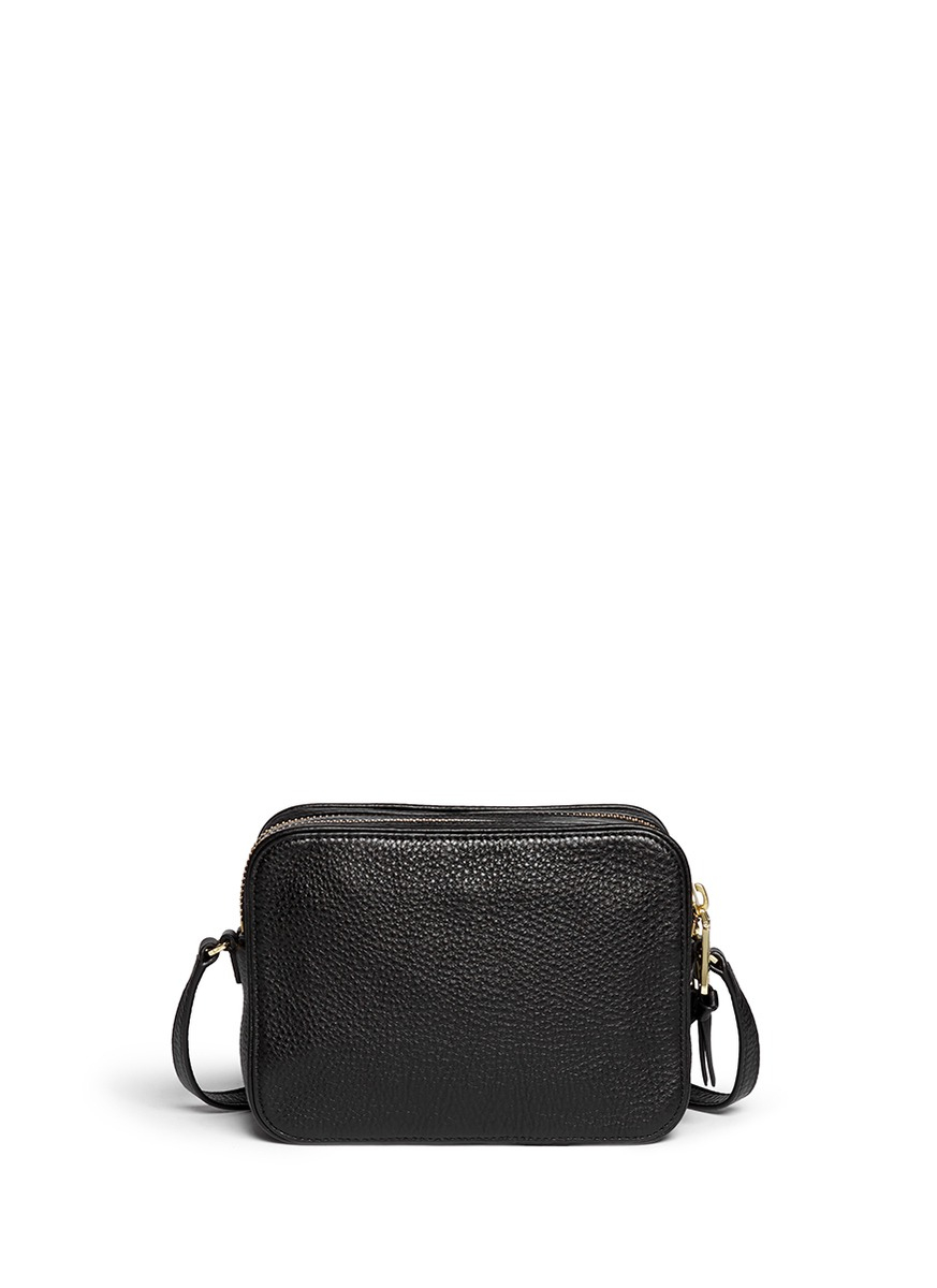 Tory Burch Black Robinson Round Leather Crossbody Bag, Best Price and  Reviews