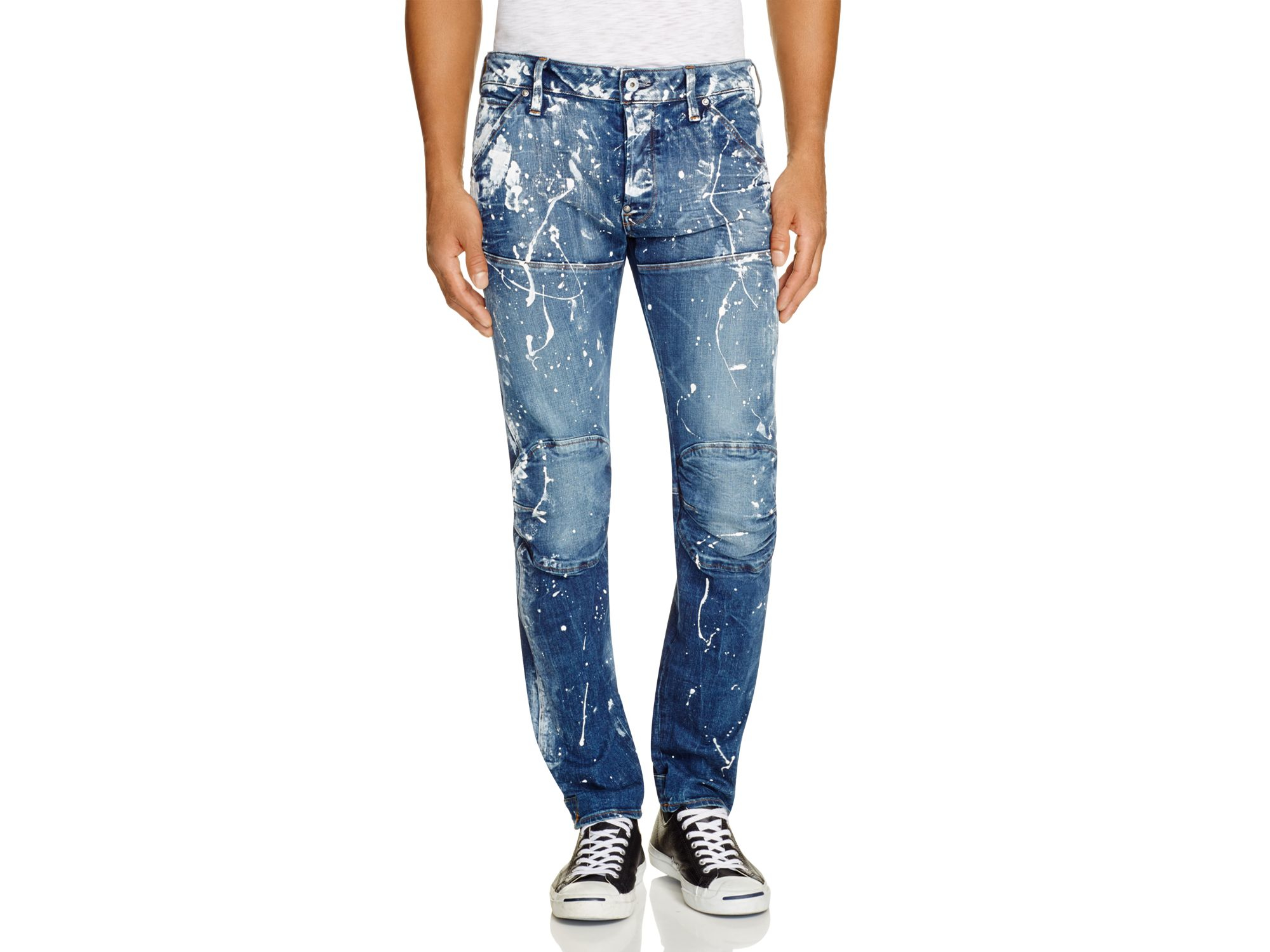 G-Star RAW Denim Asttely Slim Fit Jeans In Extreme Painted in Blue for ...