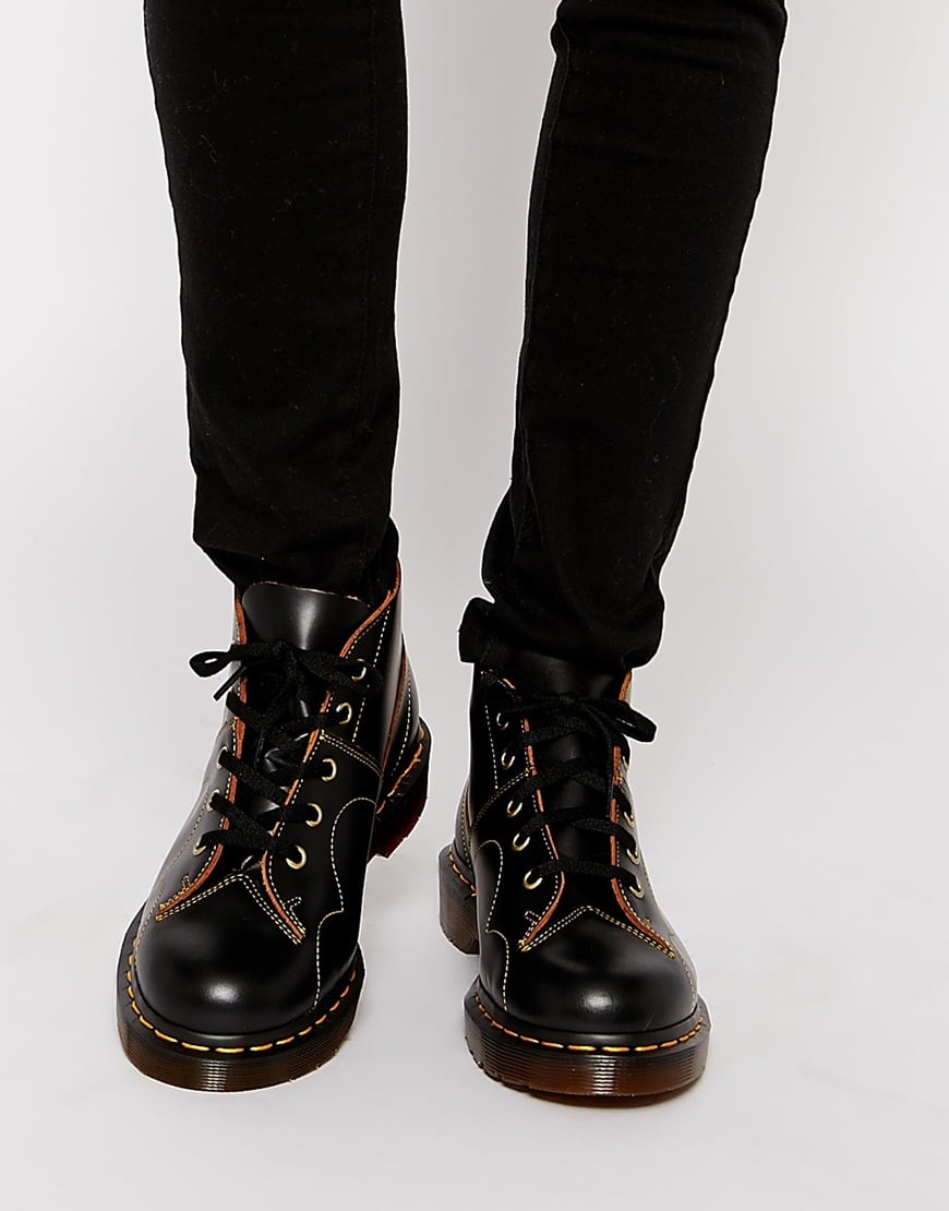 Dr. Martens Black Church Monkey Boots | Lyst