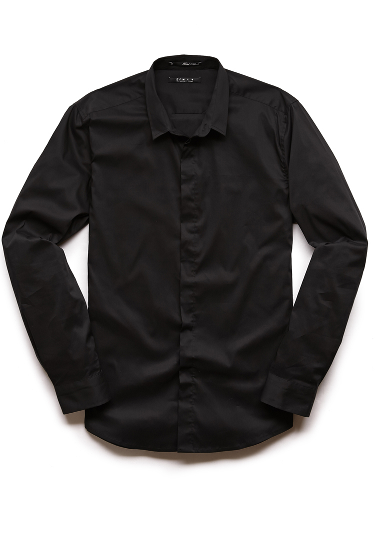 mens slim cut dress shirts