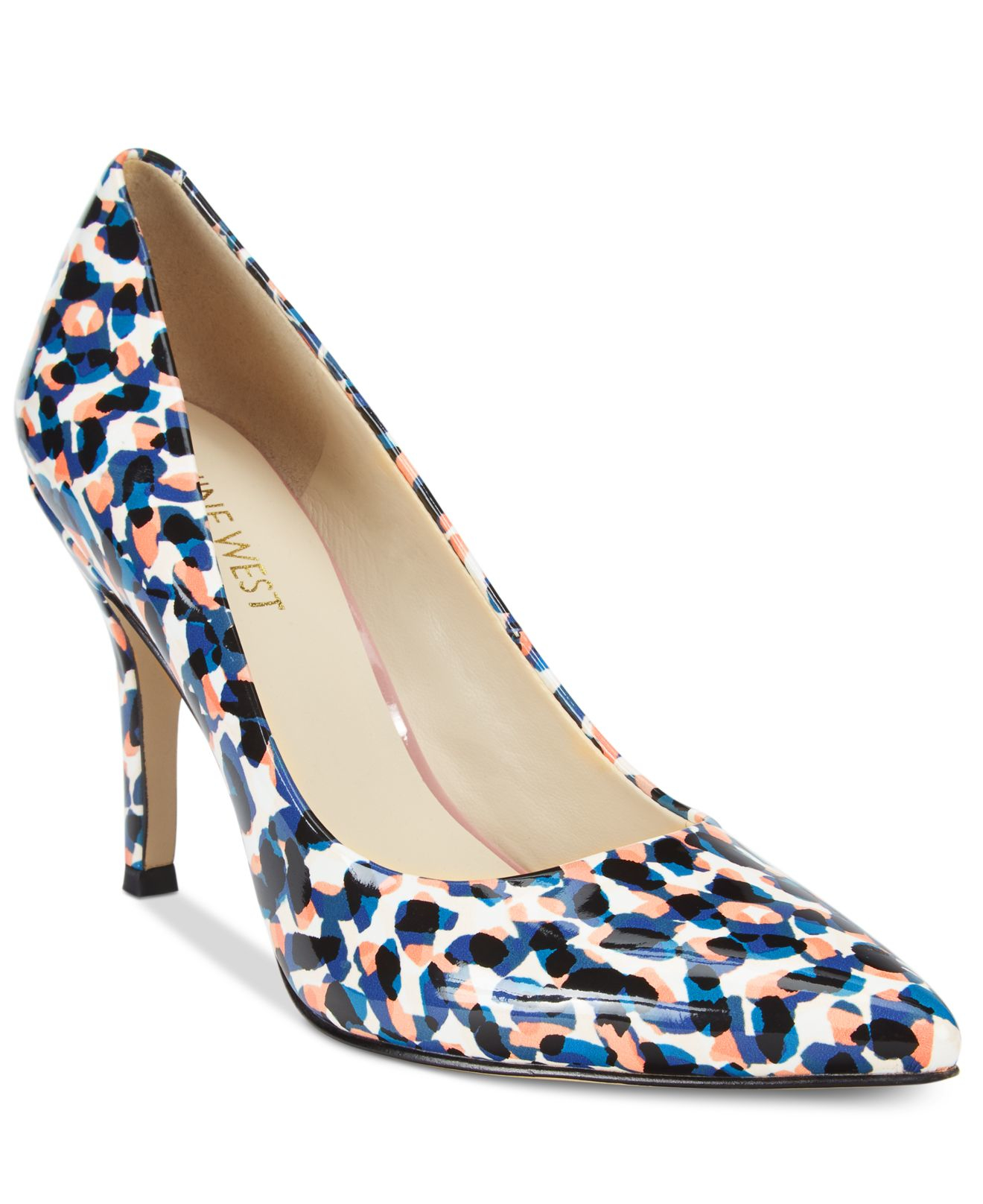 nine west multicolor pumps