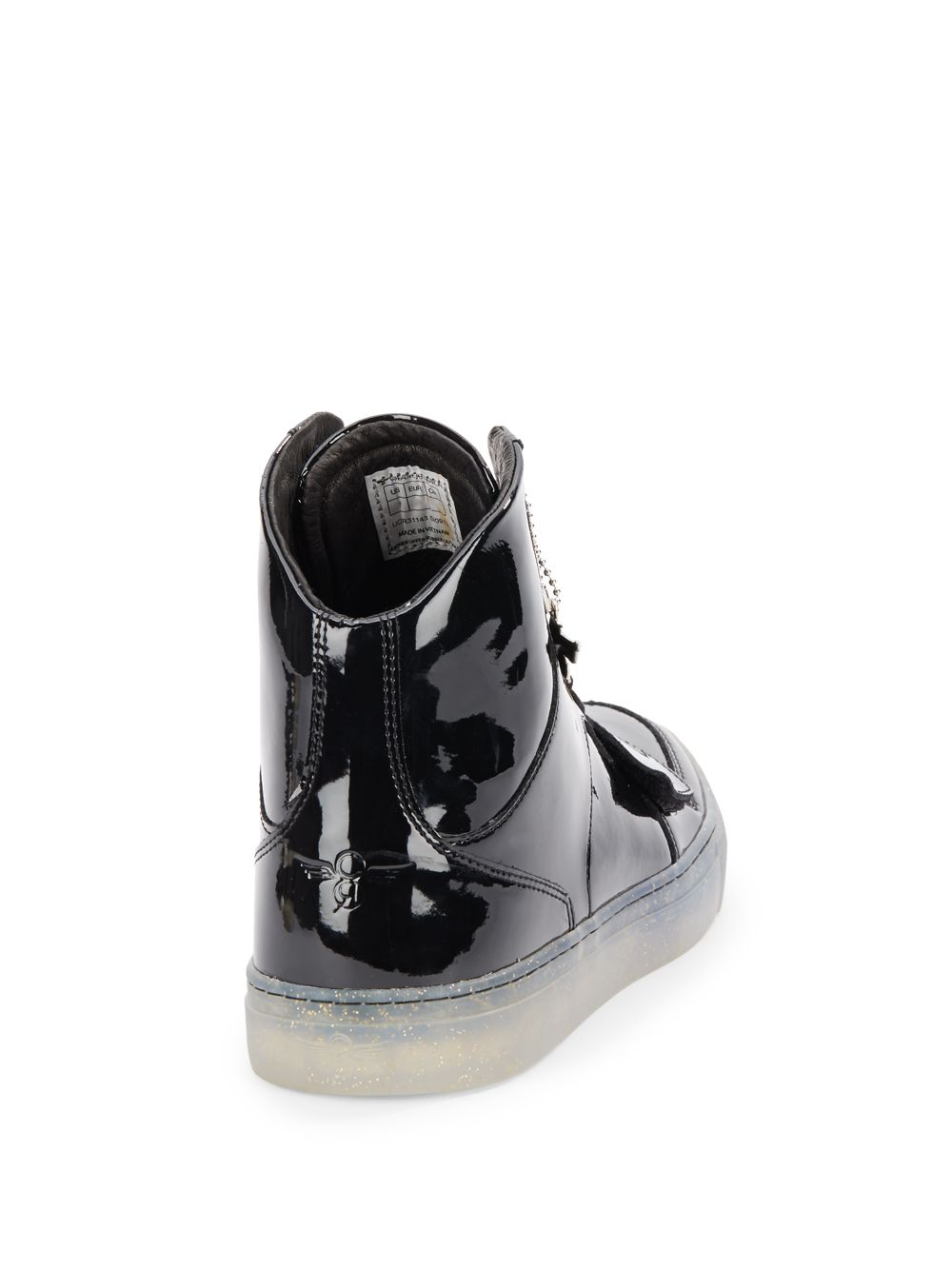 mens patent leather sneakers