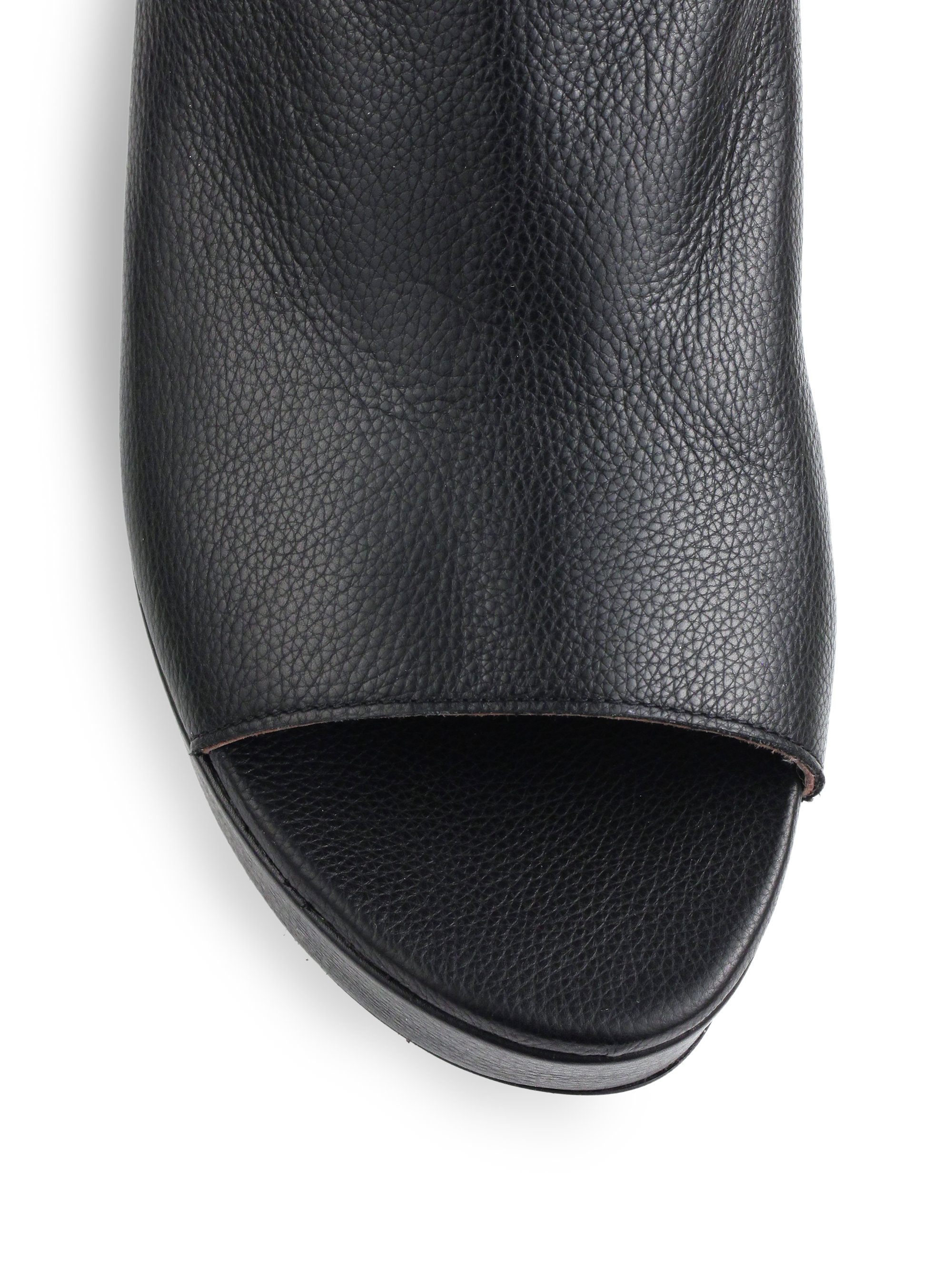 stuart weitzman black platform sandals