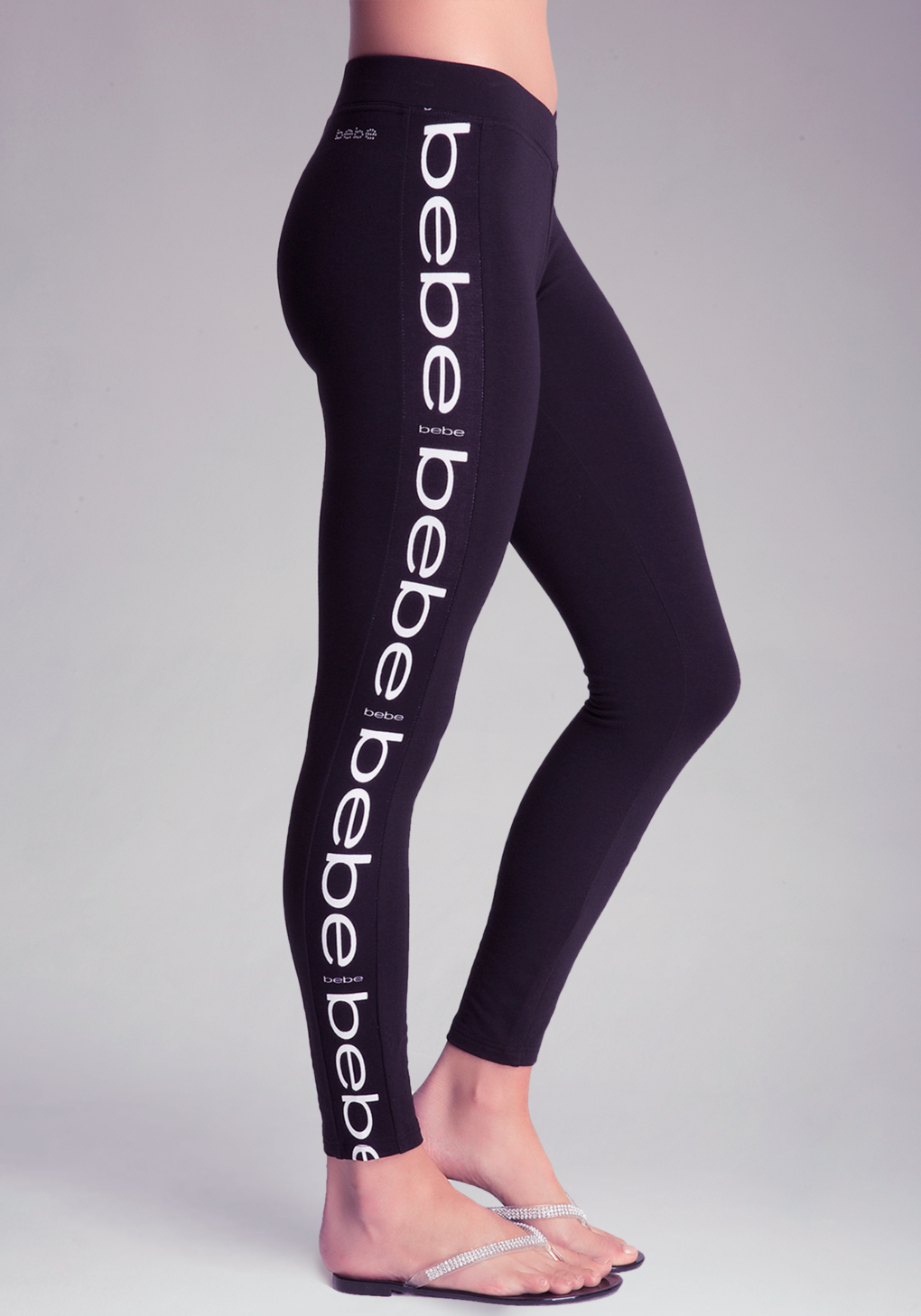 Bebe Logo Leggings in Black - Lyst