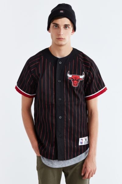 chicago bulls black and blue jersey