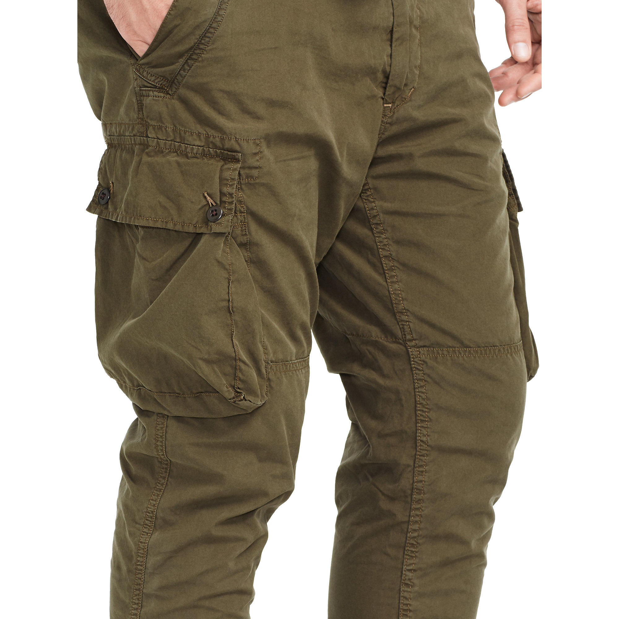 cargo pants drawstring