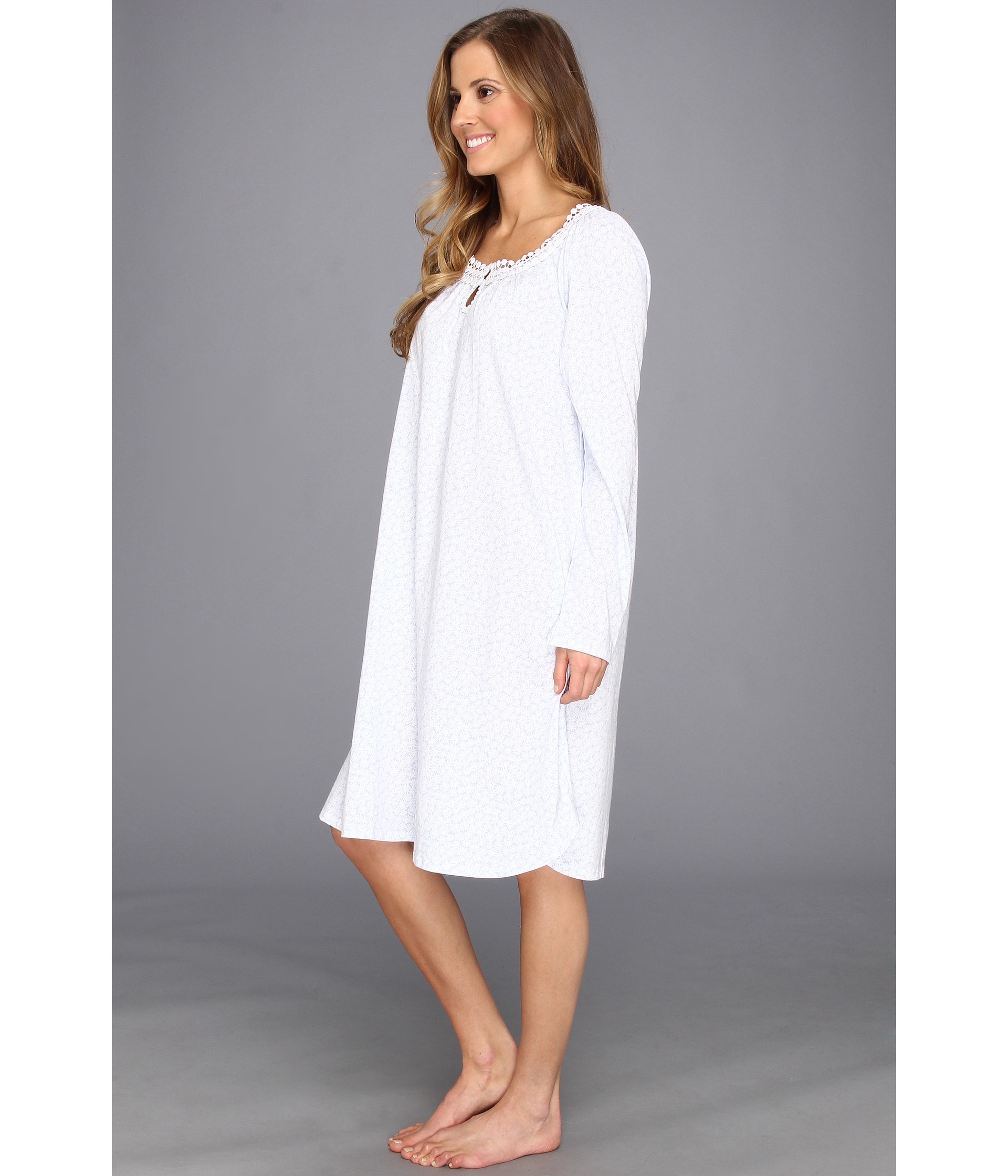lyst carole hochman garden daisies short nightgown in white women nightgowns plus size