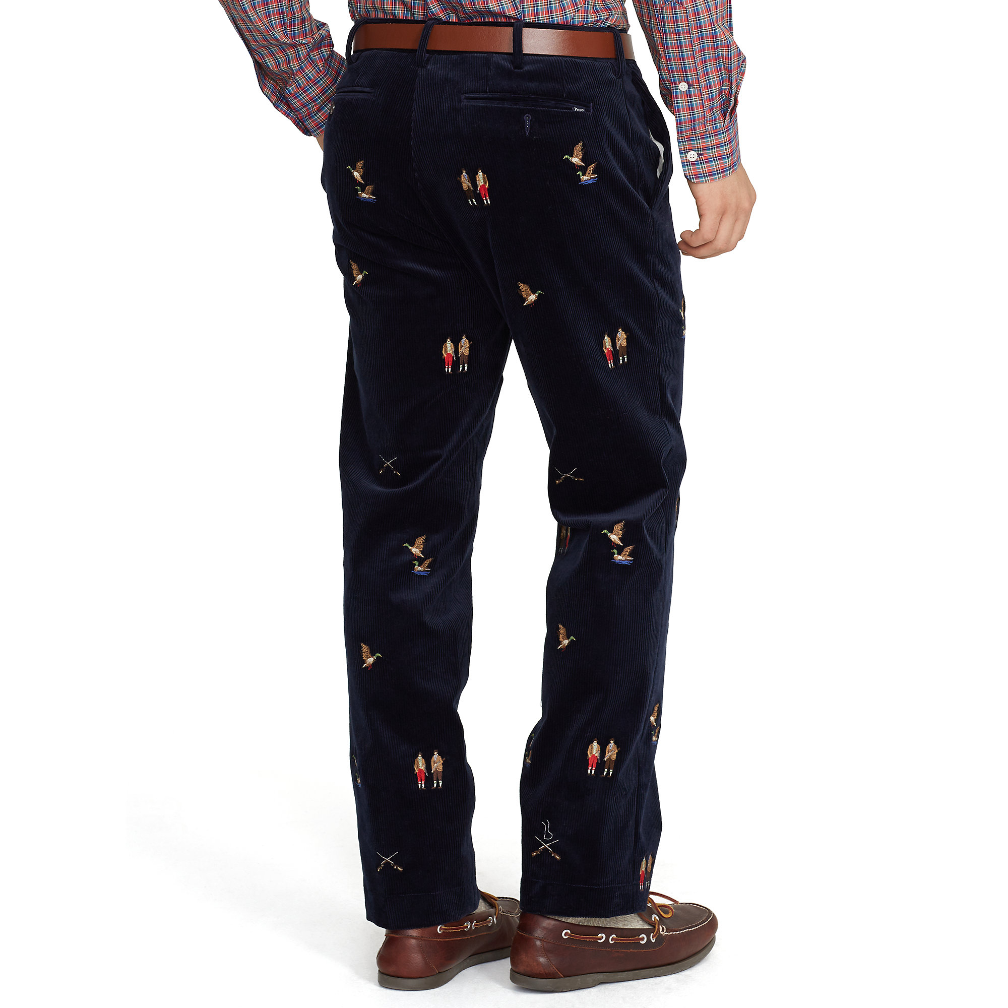 ralph lauren embroidered pants