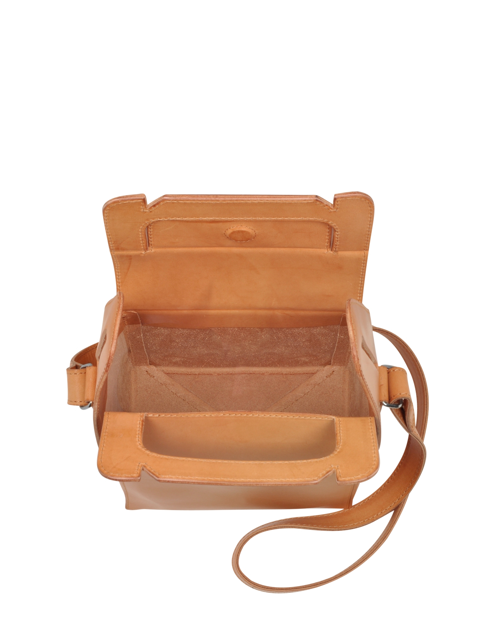 leather lunch box bag