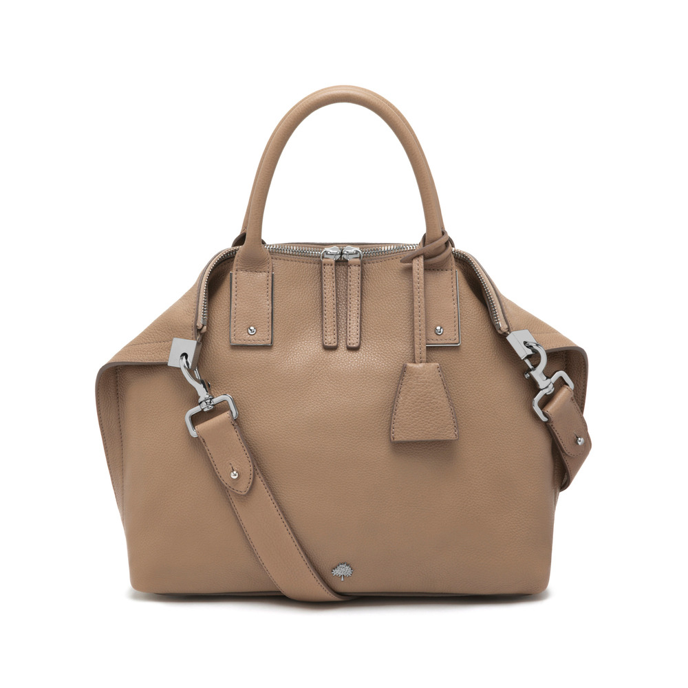 Lyst - Mulberry Small Alice Zipped Tote in Natural