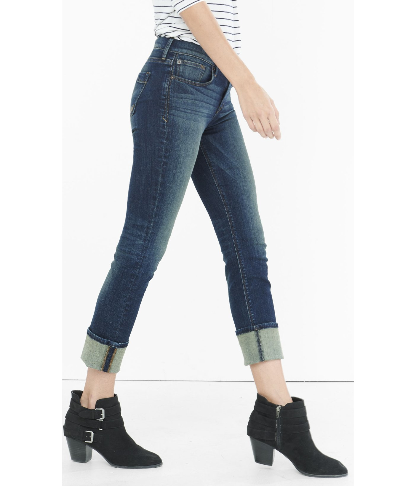 cuffed cropped joggers