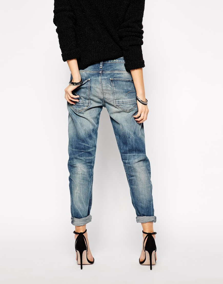 Lyst - G-Star Raw G Star Arc 3d Boyfriend Jeans in Blue - Save 7%