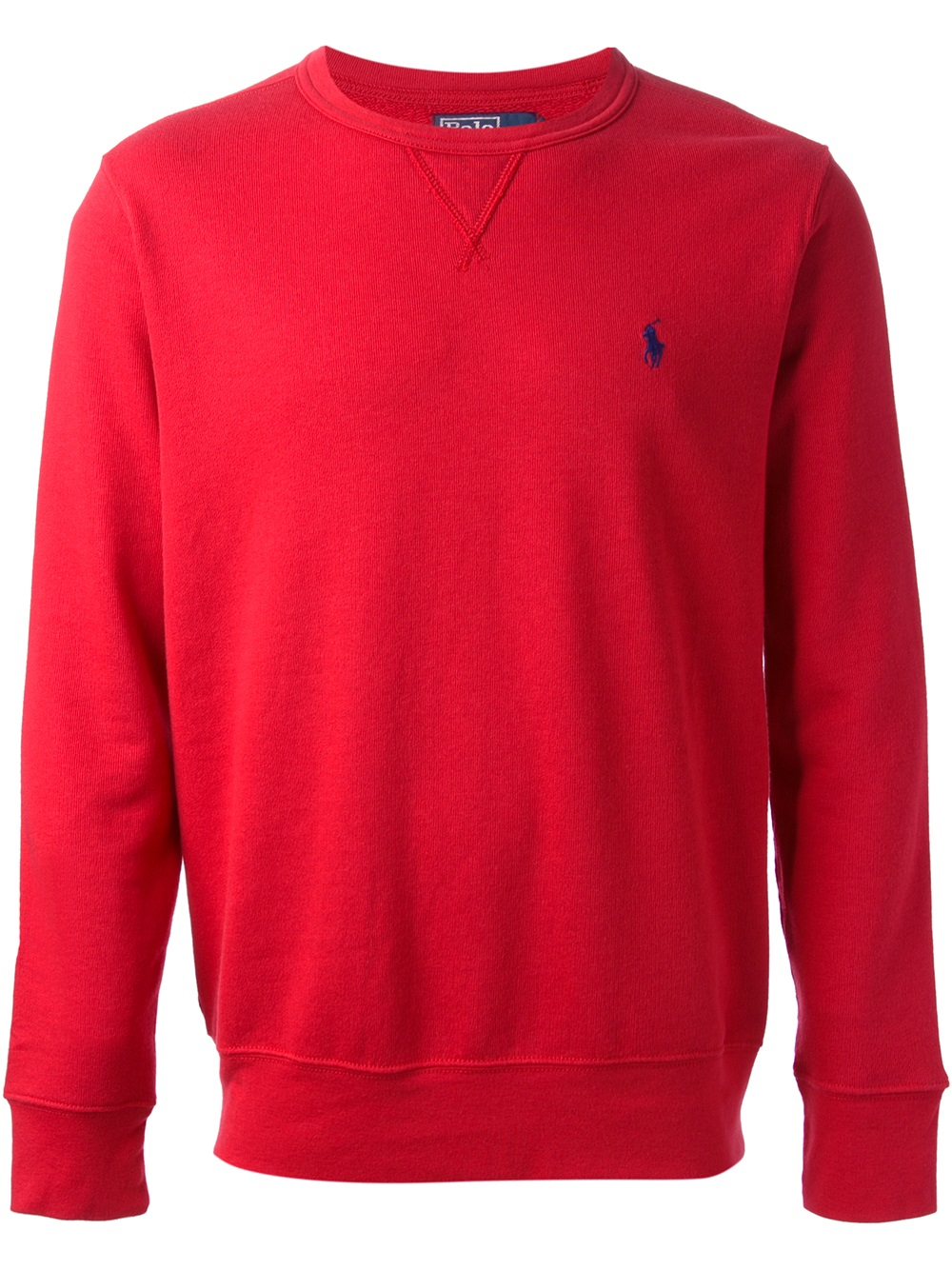 Polo Ralph Lauren Classic Sweatshirt in Red for Men - Lyst