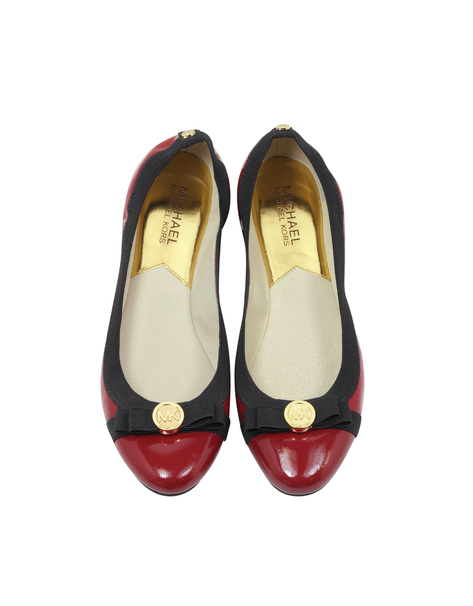 michael kors red patent shoes