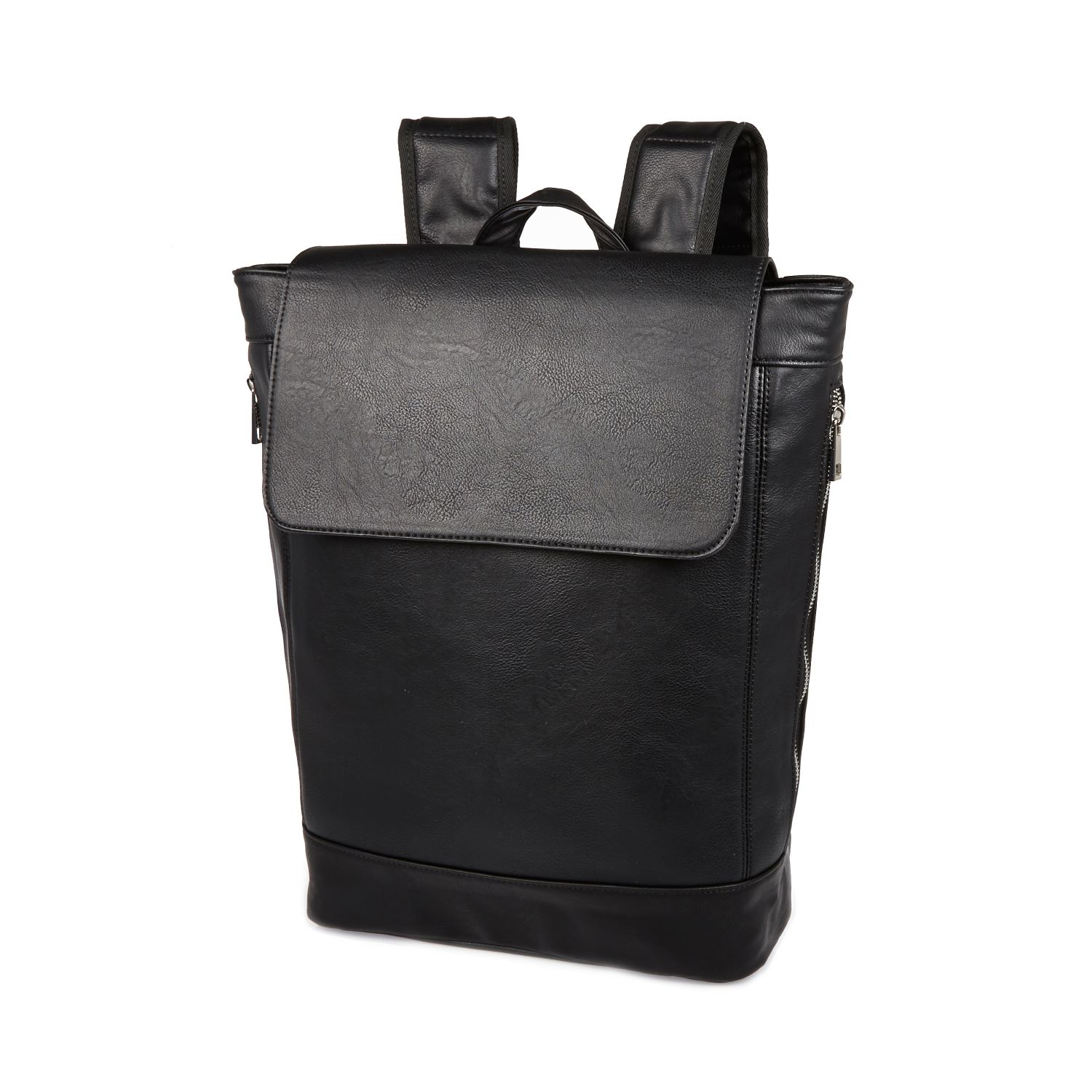river island backpack black