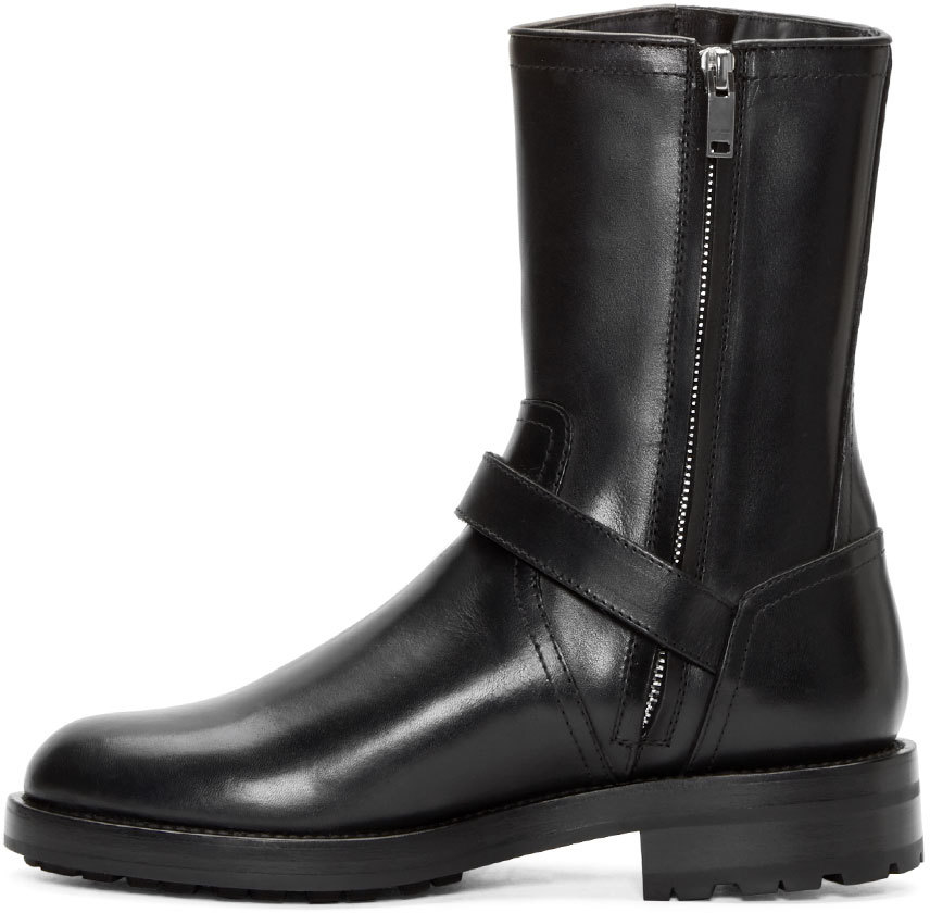 saint laurent combat boots mens