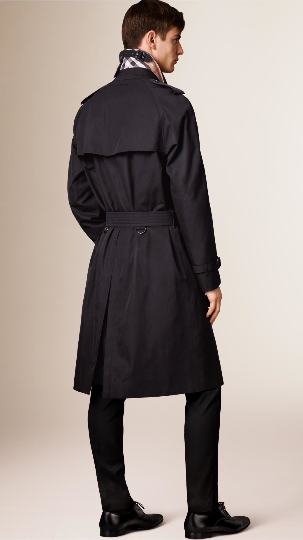 Burberry Cotton The Westminster - Long Heritage Trench Coat in Navy (Blue)  for Men | Lyst