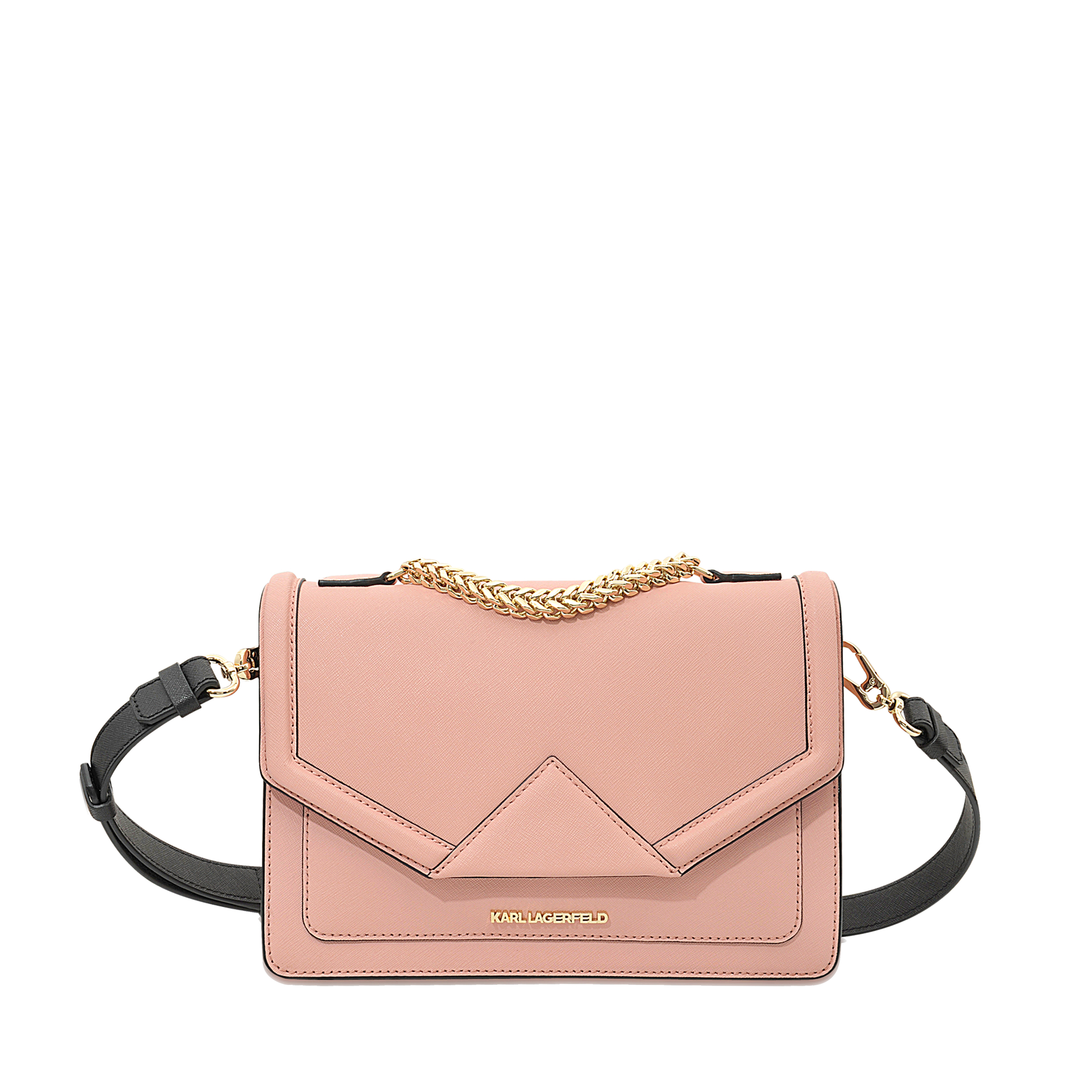 Karl lagerfeld Klassic Shoulder Bag in Pink Lyst