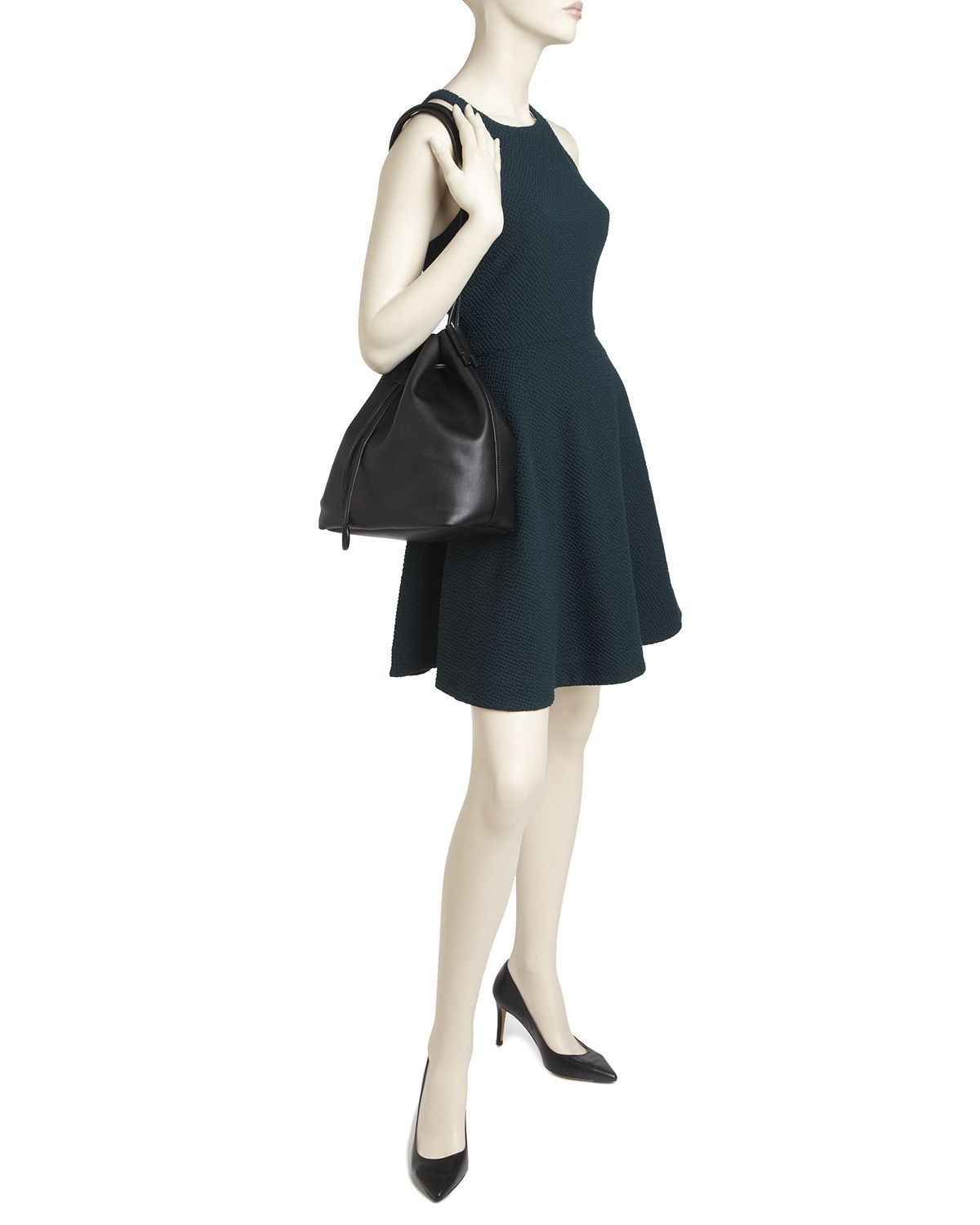 Vince camuto drawstring bucket bag deals