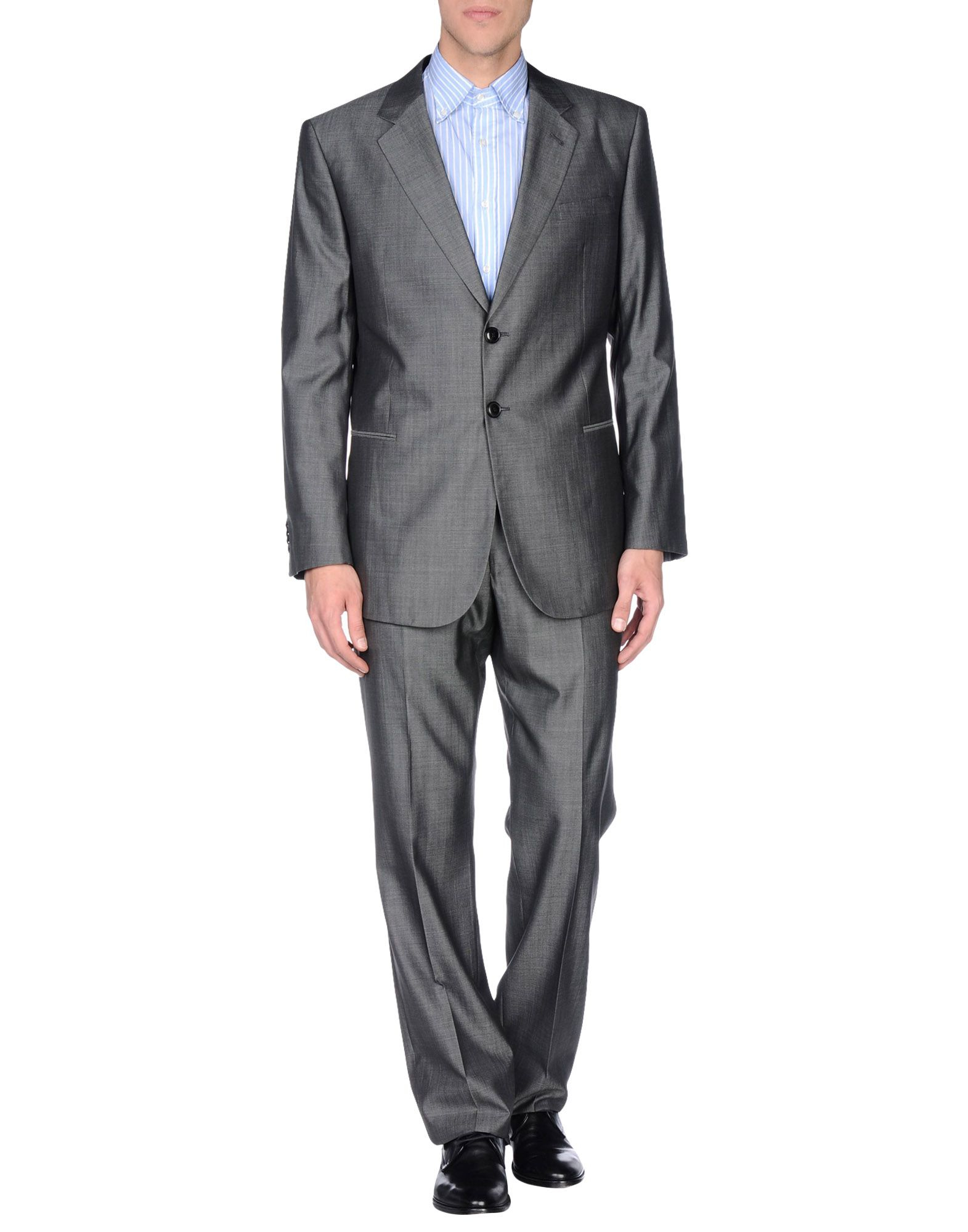grey armani suit