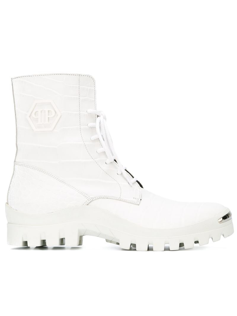 mens white boots cheap