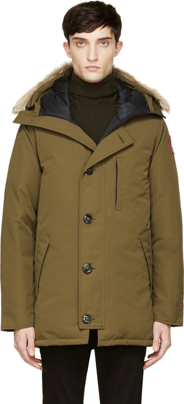Canada Goose Goose Chateau Parka in Green (Brown) for Men - Lyst