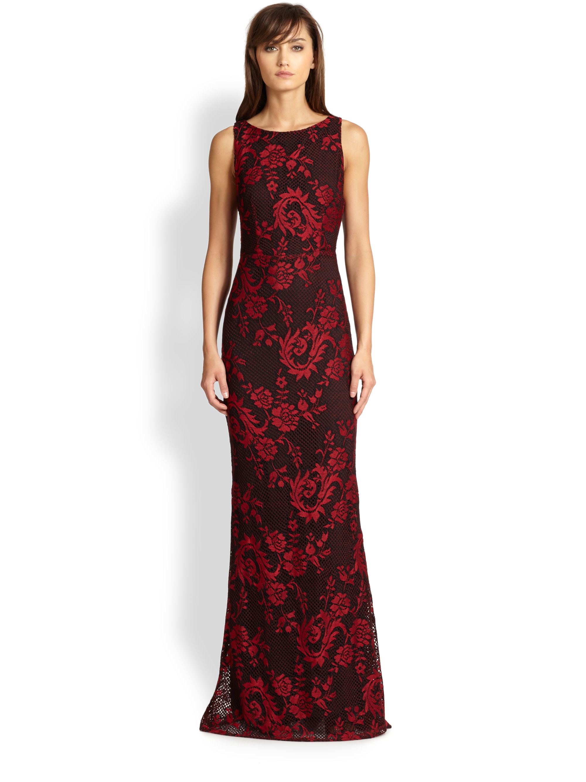 alice and olivia red dress