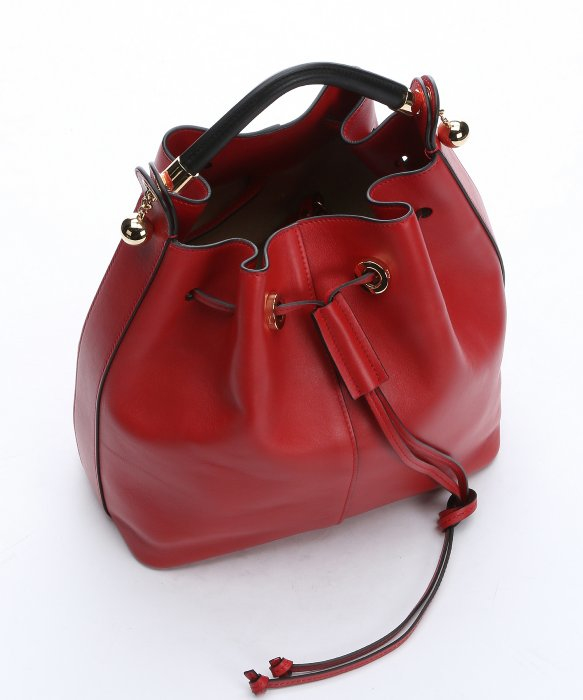 chloe inspired handbags - Chlo Red Calfskin \u0026#39;gala\u0026#39; Bucket Bag in Red | Lyst